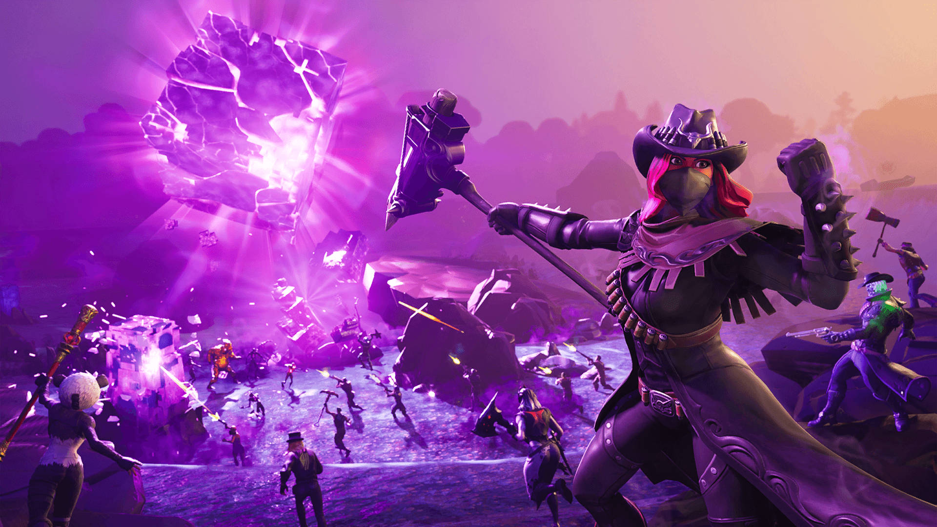1080 Fortnite Calamity युद्धभूमि वॉलपेपर