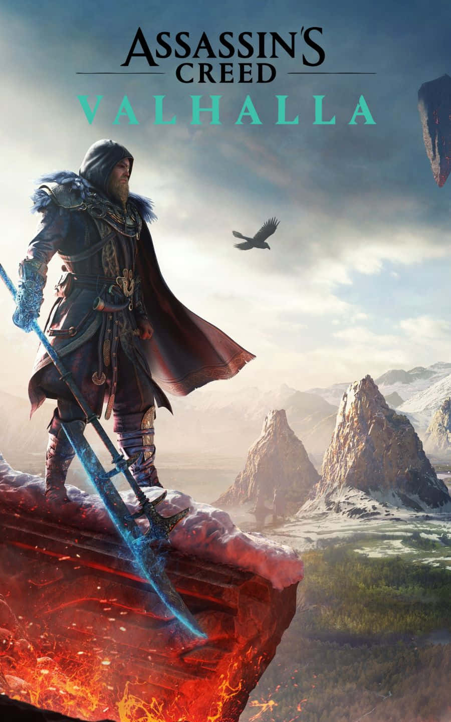 हंसिया पकड़े एवर 1440p Assassin's Creed Valhalla पृष्ठभूमि वॉलपेपर