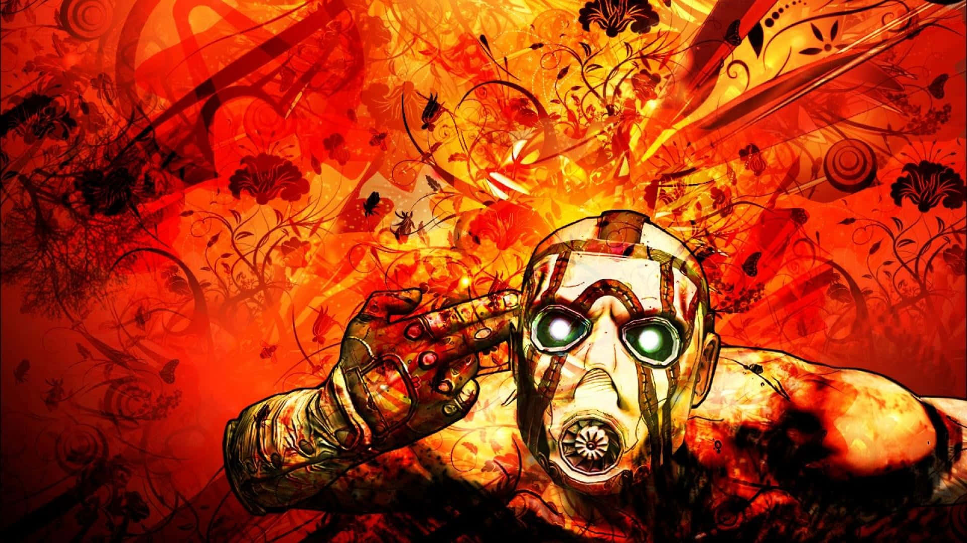 1920x1080 Borderlands 3 लाल पृष्ठभूमि वॉलपेपर