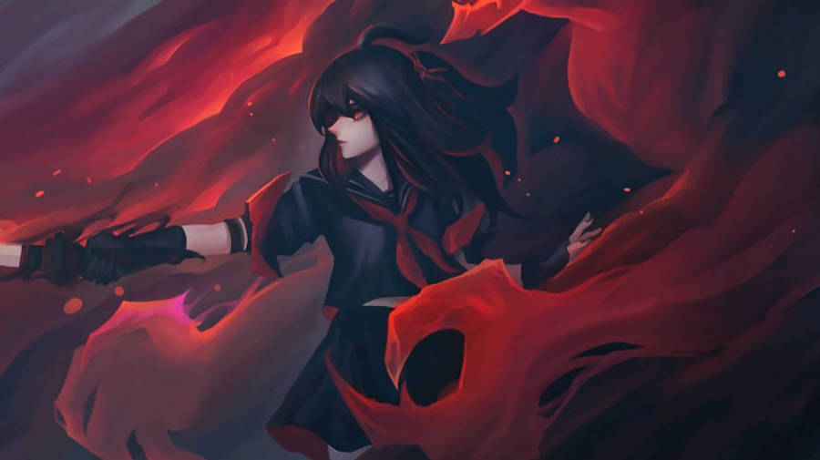 3D Ryuko Matoi एनीमे 8K वॉलपेपर