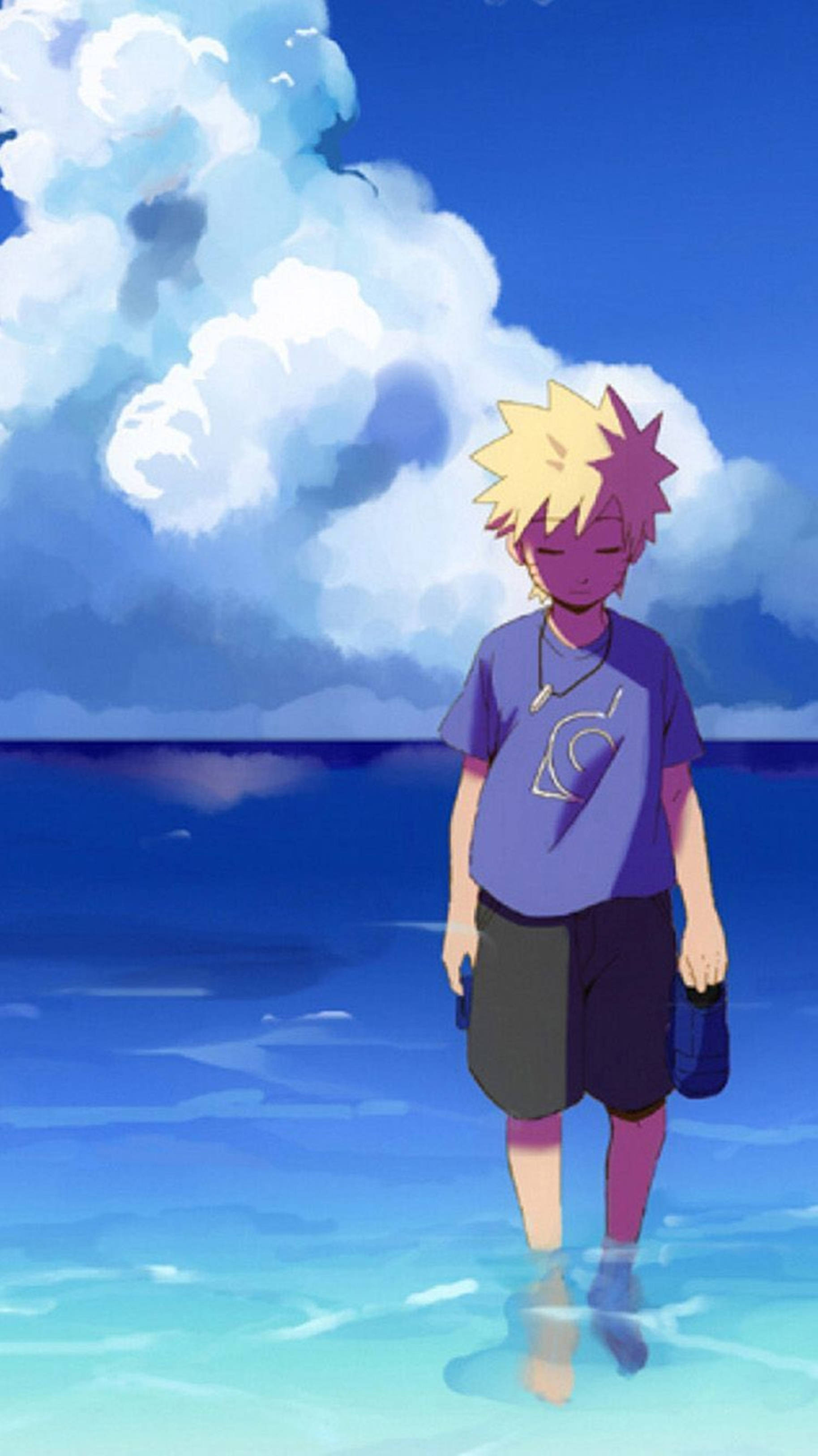 4K Anime iPhone बच्चा उज़ुमाकी नारुतो — नारुतो आईफोन जीआईएफ वॉलपेपर