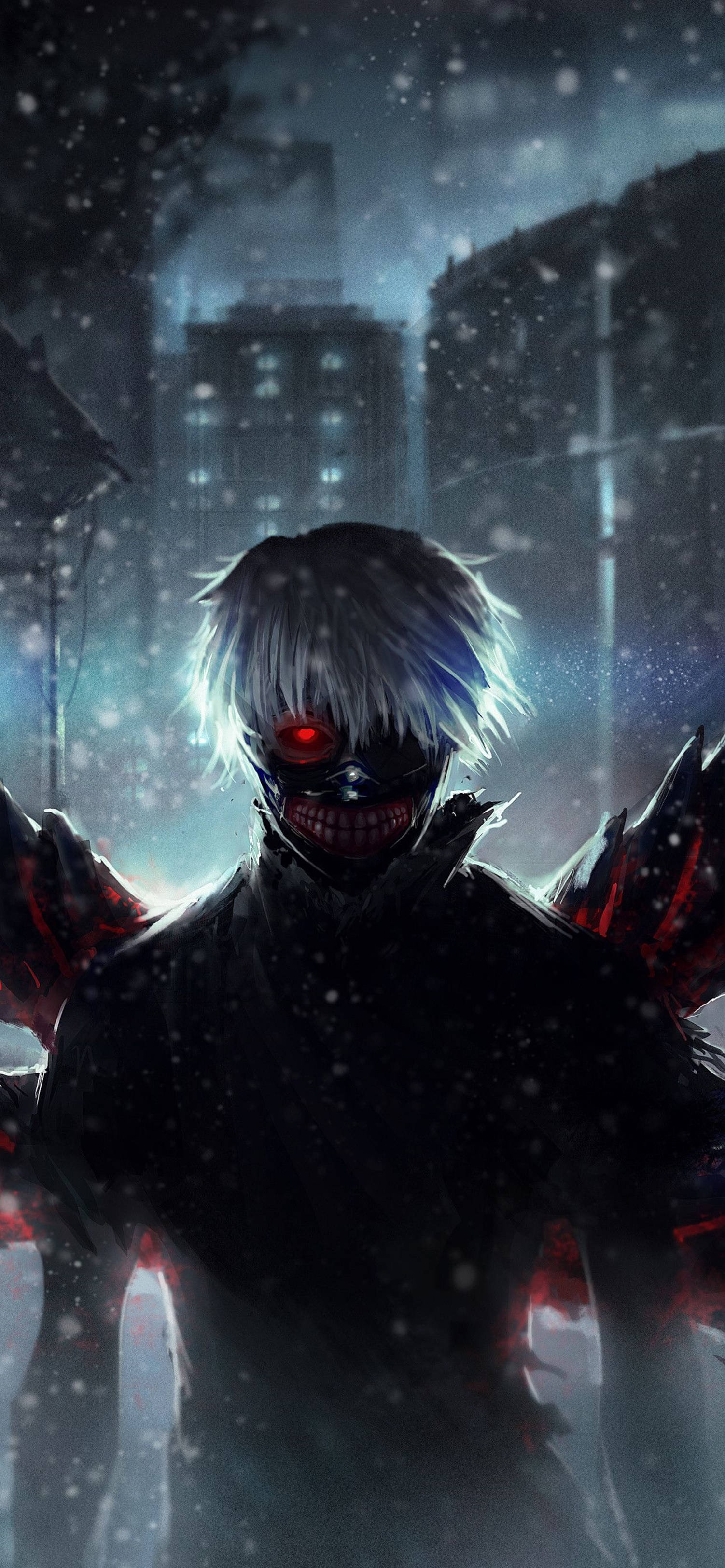 4K एनीमे आईफोन टोक्यो गुल डार्क केन — Tokyo ghoul GIF वॉलपेपर