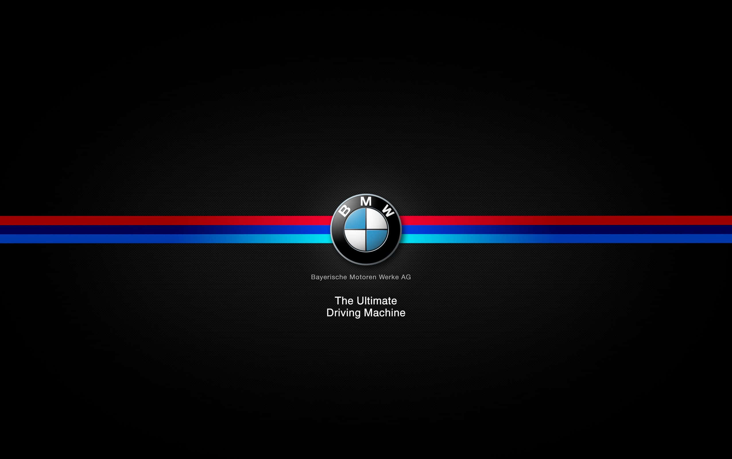 720p M सीरीज बैकग्राउंड BMW लोगो द अल्टीमेट ड्राइविंग मशीन वॉलपेपर