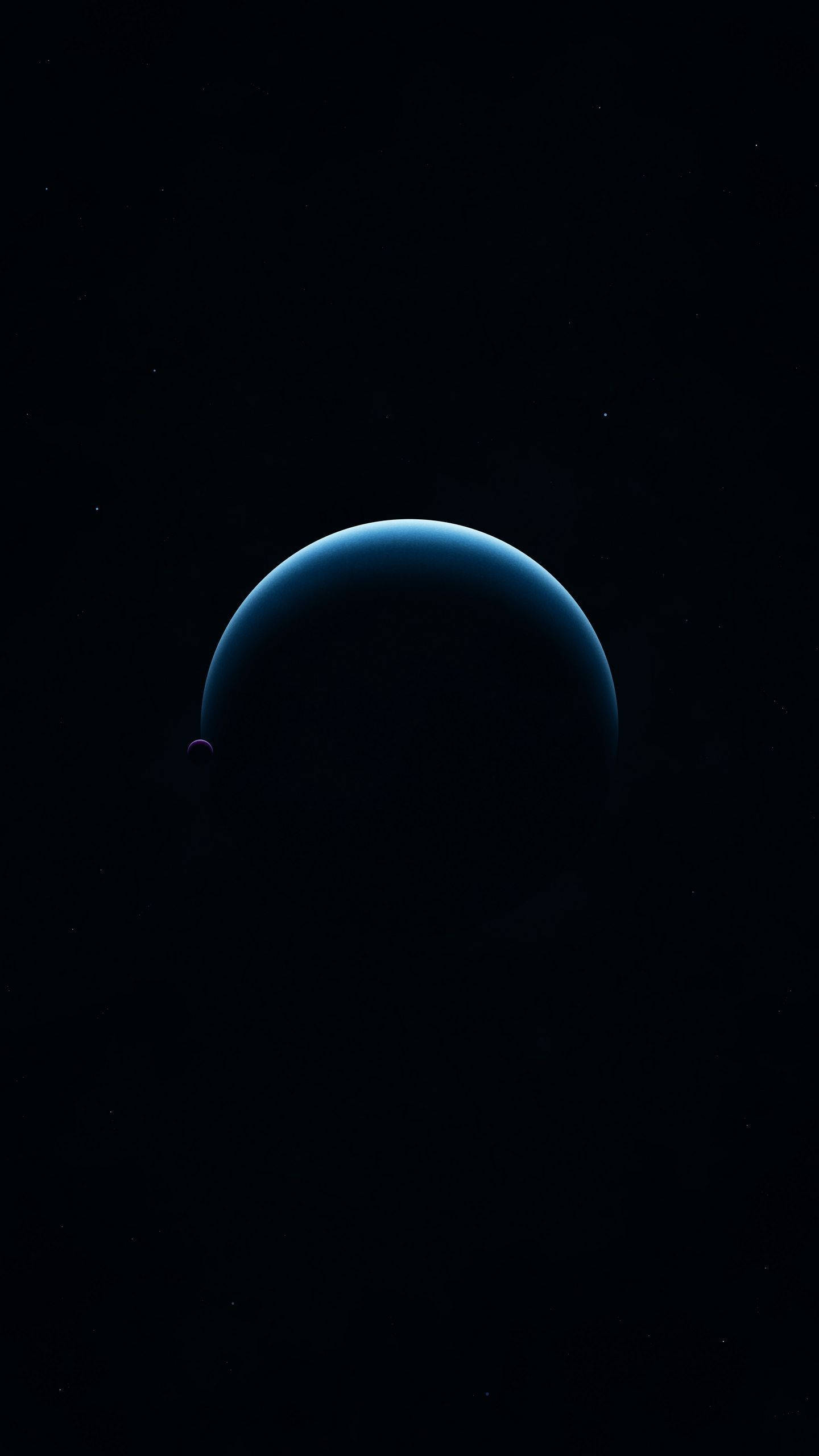 आकाशीय AMOLED ग्रहण वॉलपेपर