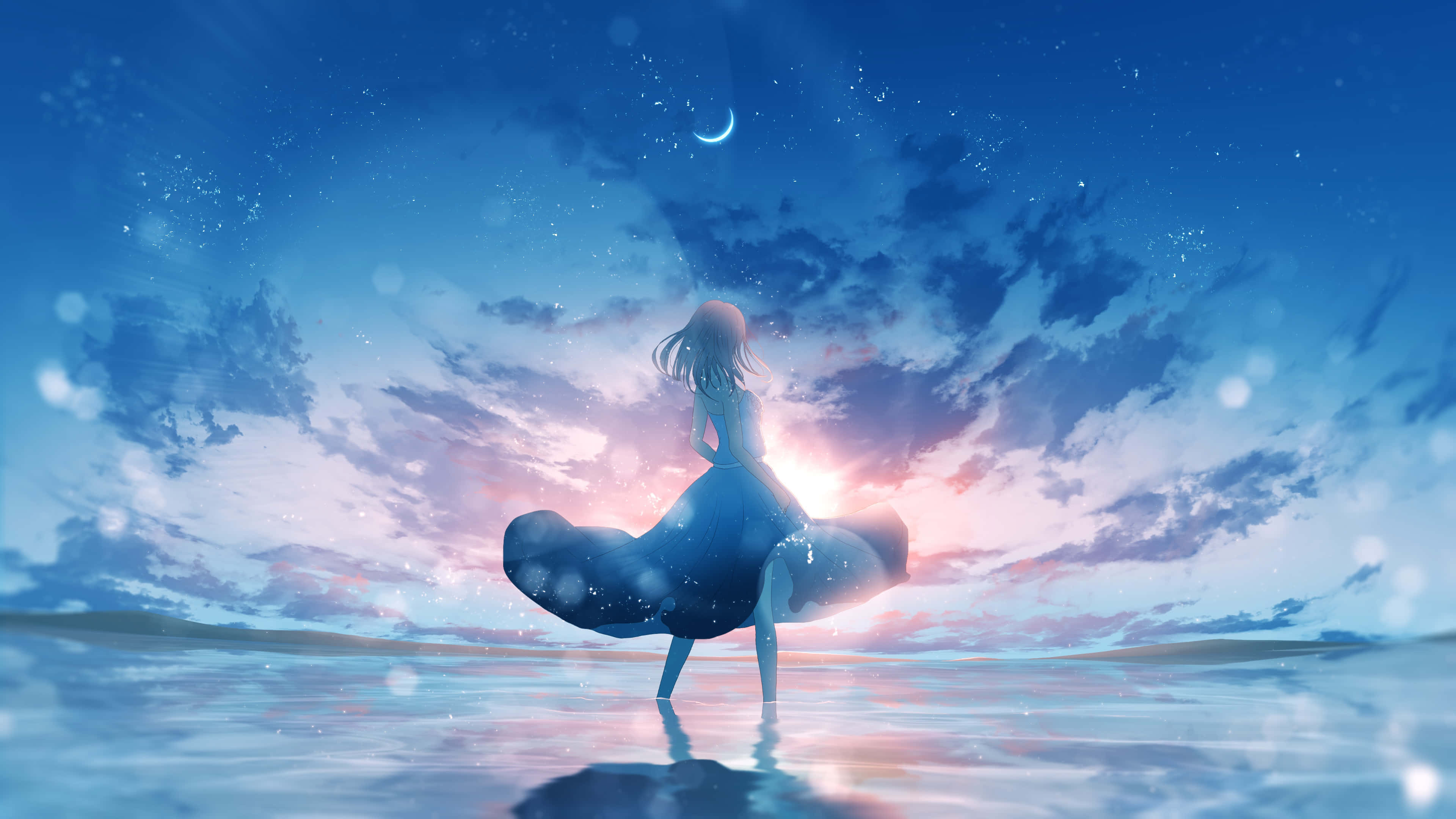 "अनंत संभावनाओं की खोज करें Anime 4K के साथ" वॉलपेपर