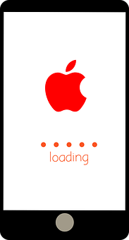 Apple लोगो लोडिंग स्क्रीन iPhone वॉलपेपर