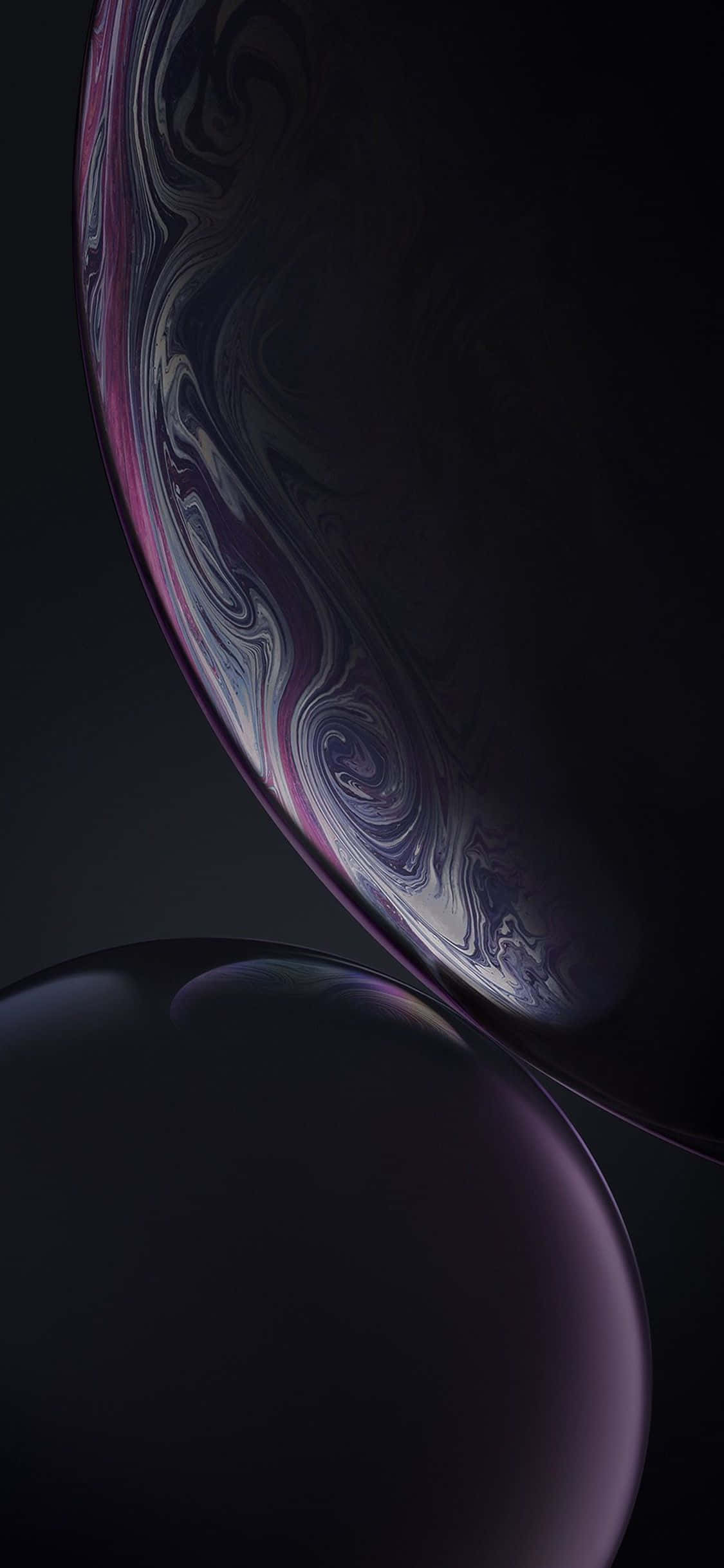 Apple iPhone XS बबल एब्सट्रैक्ट वॉलपेपर