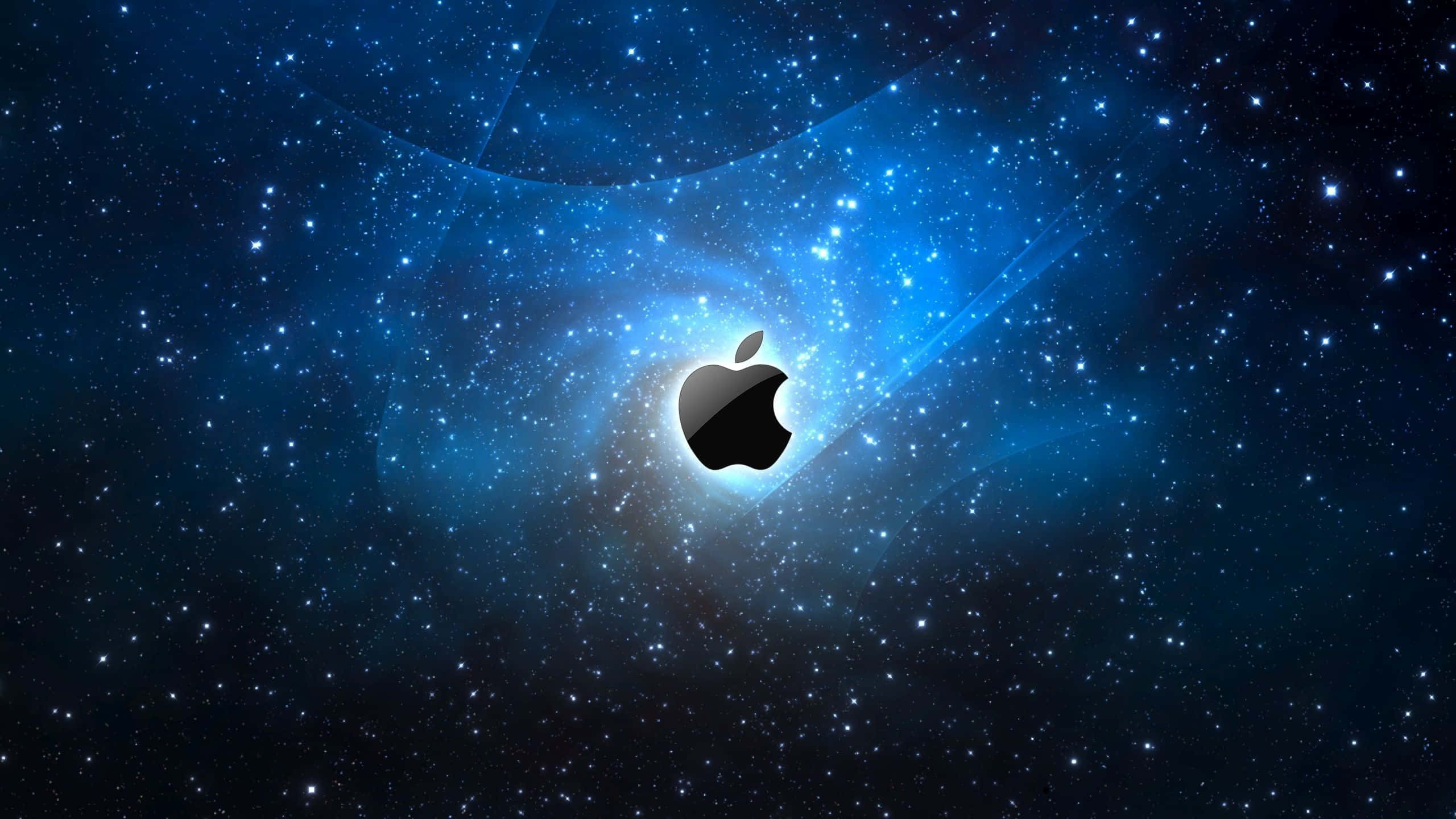 Apple Mac डेस्कटॉप ब्लू गैलेक्सी वॉलपेपर