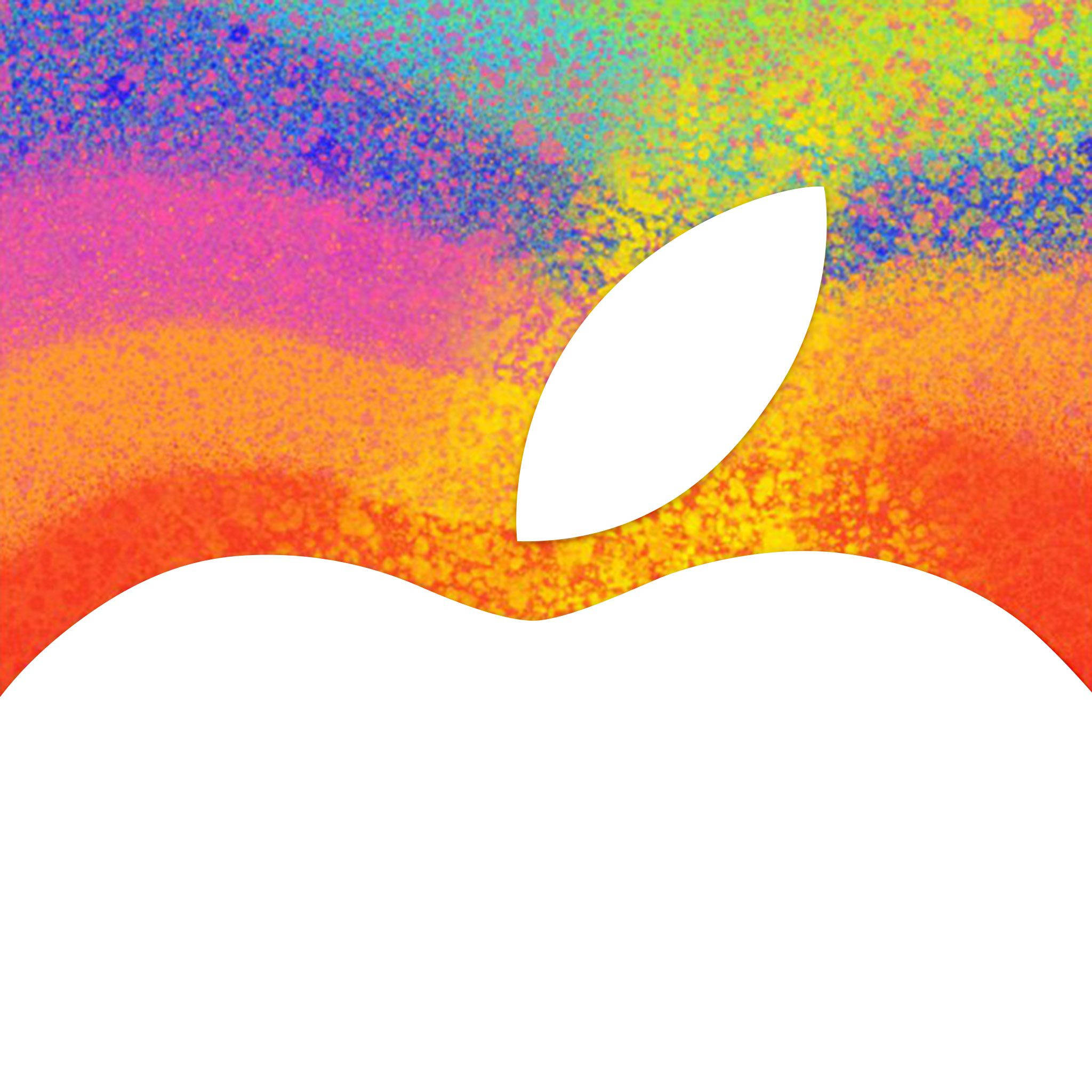 Apple रेनबो आर्ट आईपैड मिनी वॉलपेपर