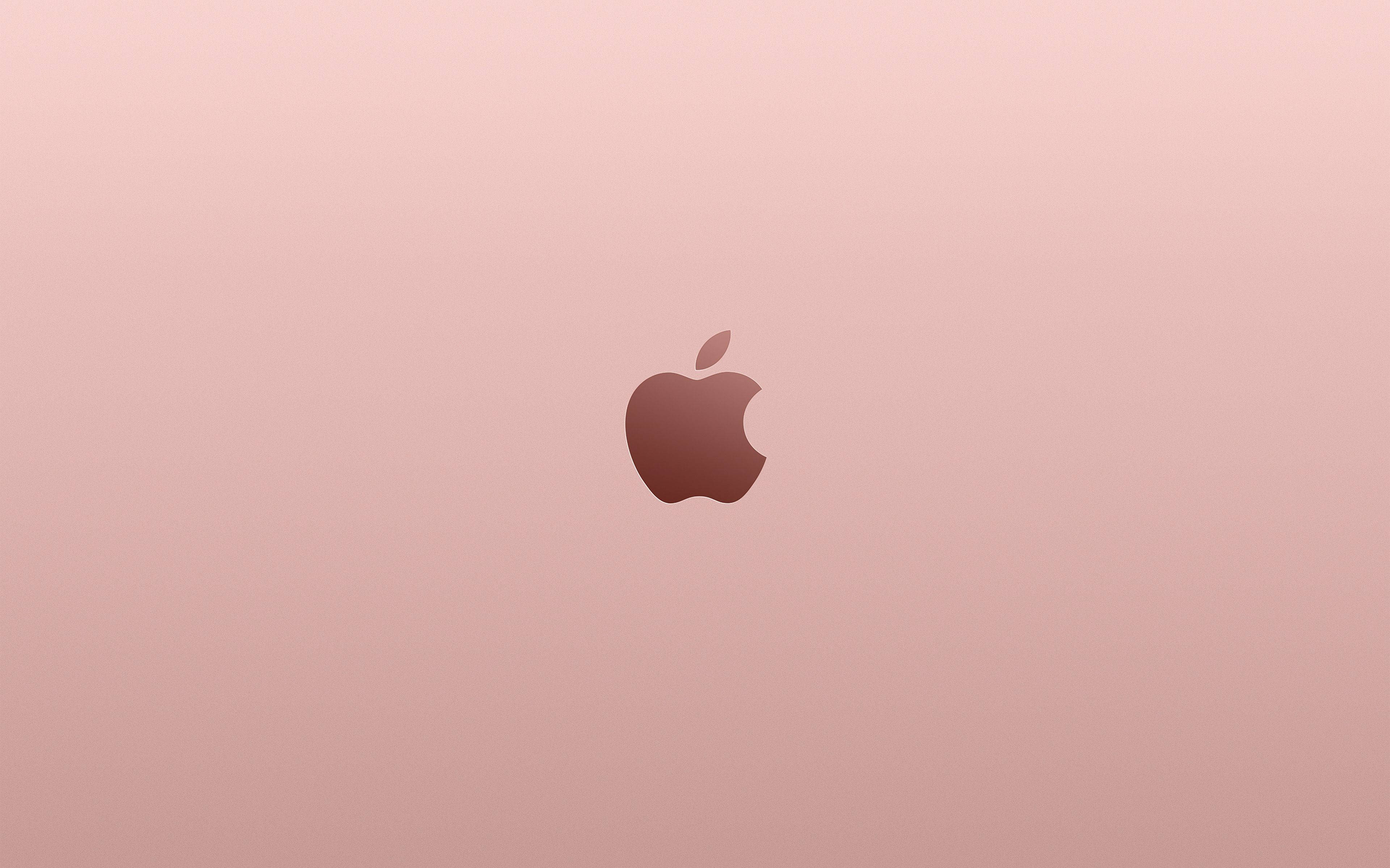 Apple लोगो MacBook Pro एस्थेटिक गुलाबी वॉलपेपर