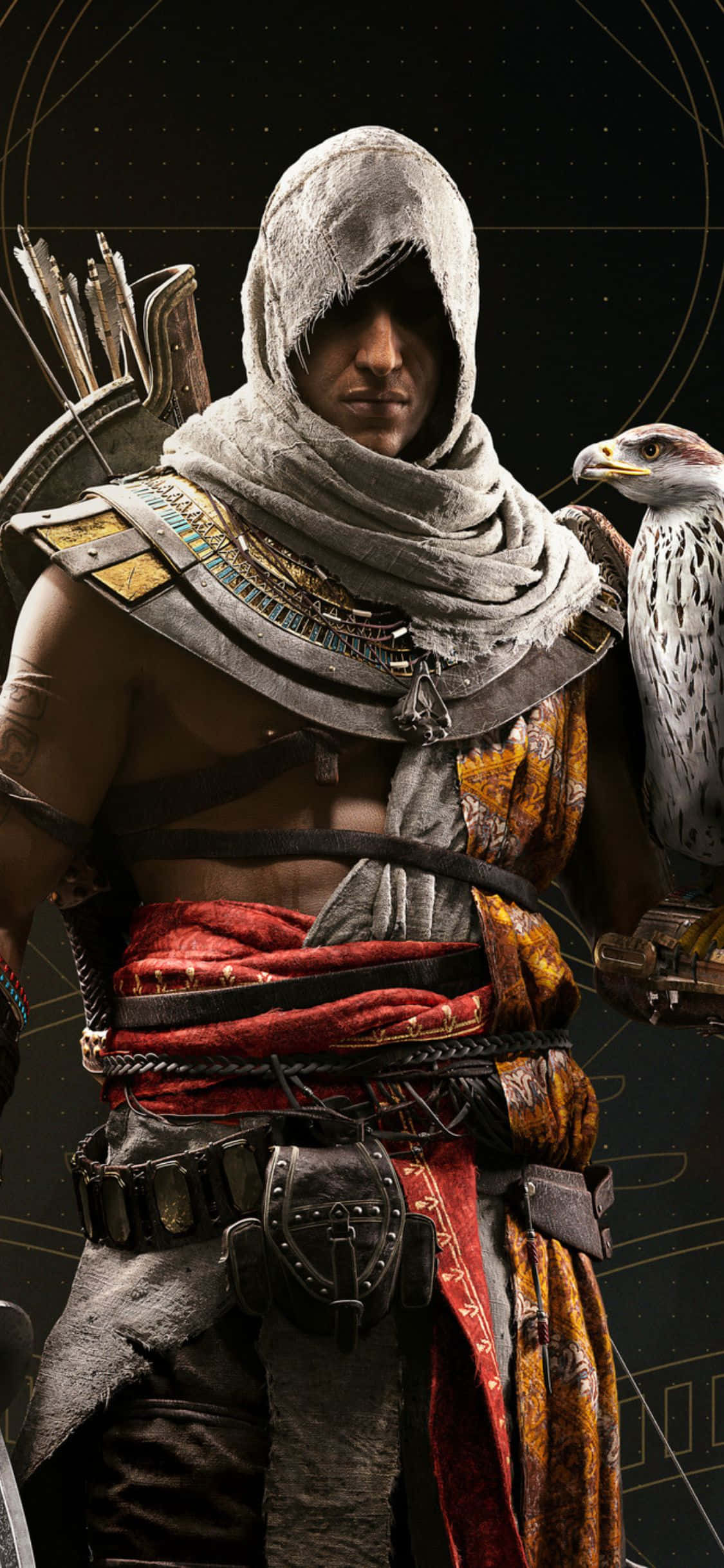Assassin's Creed Origins की शक्ति को iPhone X के साथ उजागर करें वॉलपेपर