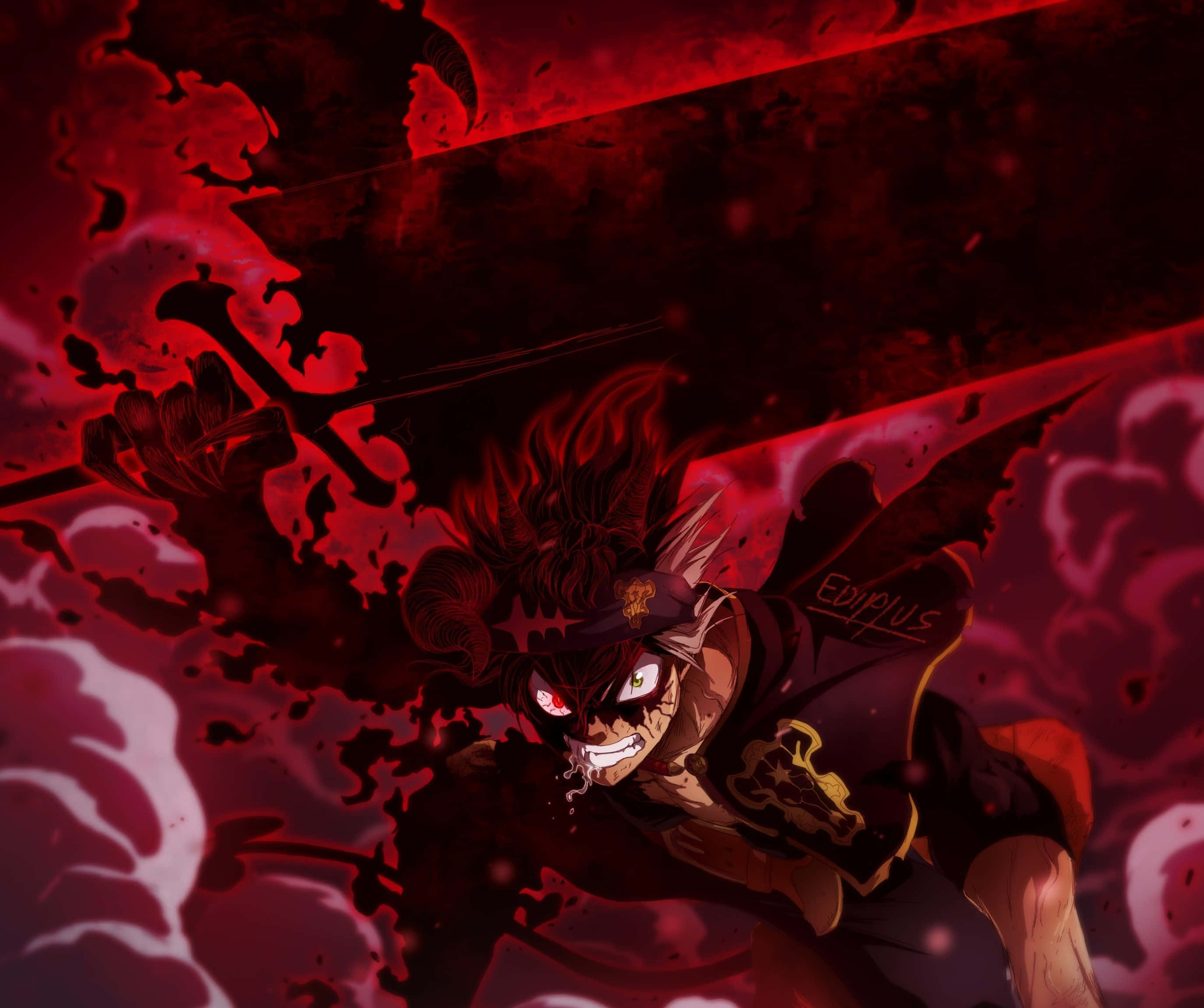 Asta Black Clover 4K डार्क डेमन बरसर्क वॉलपेपर