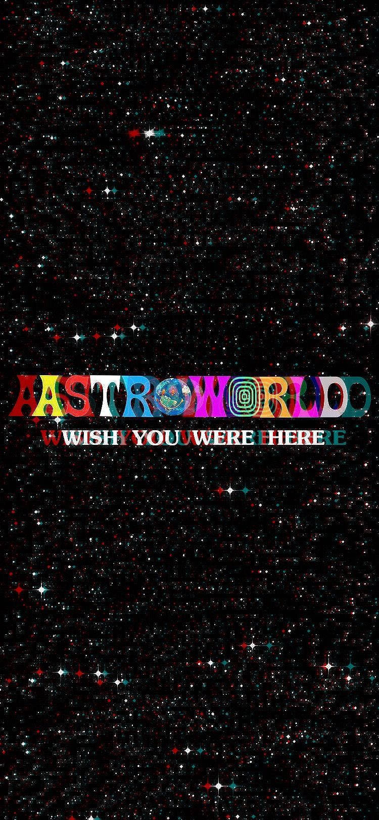 Astroworld iPhone: काश तुम यहाँ होते वॉलपेपर