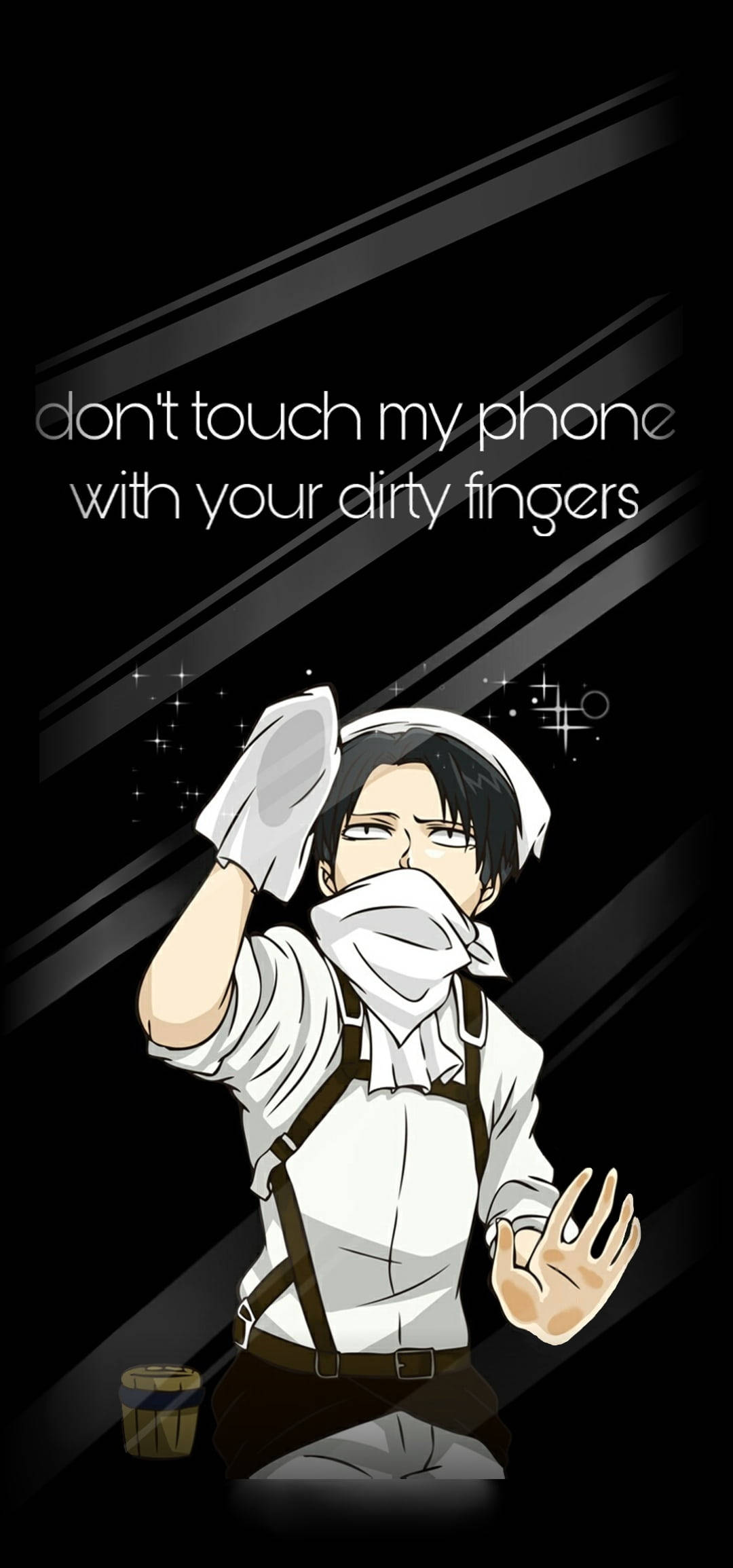 Attack On Titan पात्र Levi स्क्रीन वॉलपेपर