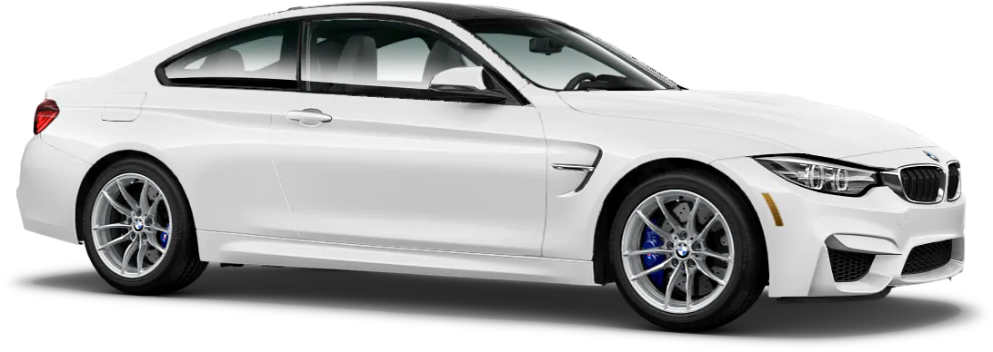 सफेद BMW 4 सीरीज कूपे साइड व्यू वॉलपेपर