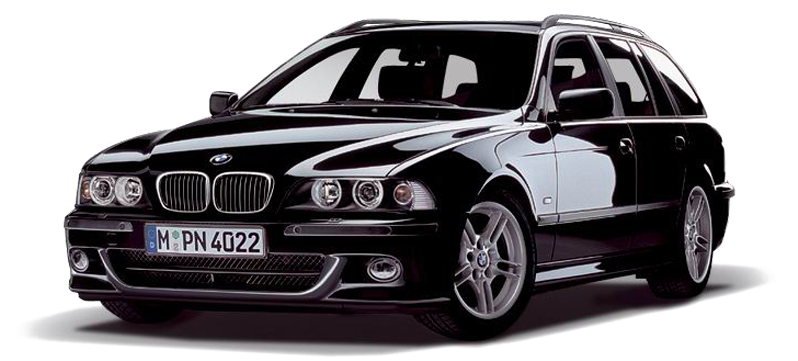 काली BMW 5 सीरीज E39 टूरिंग वॉलपेपर