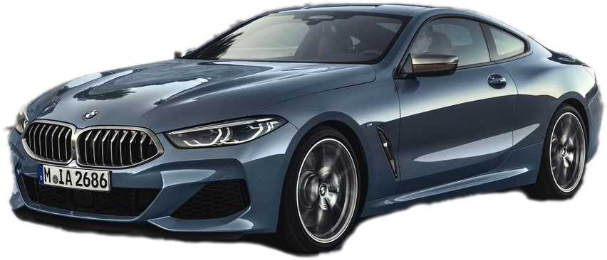 BMW 8 सीरीज कूप साइड व्यू वॉलपेपर