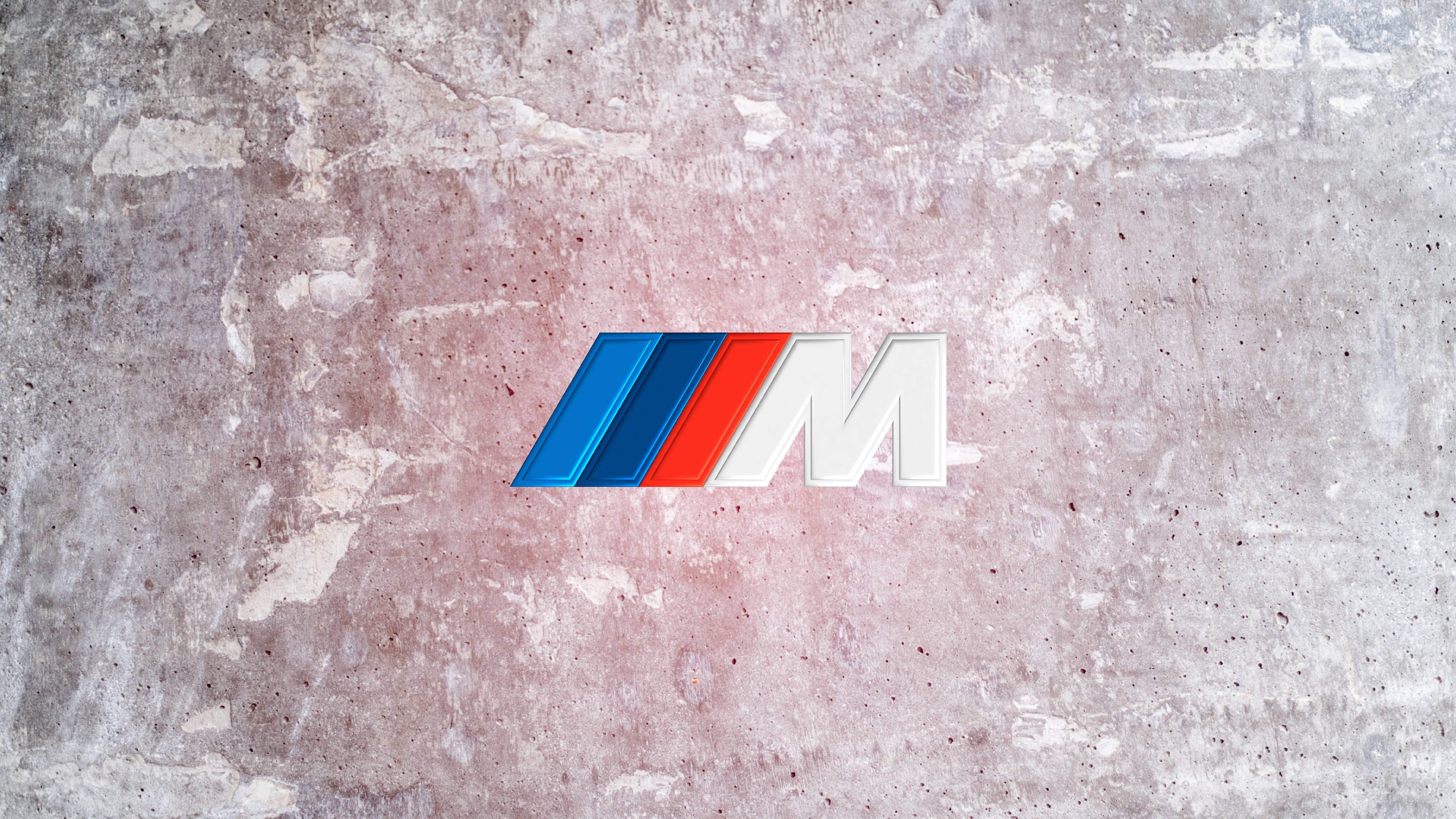 BMW M लोगो कंक्रीट टेक्सचर वॉलपेपर