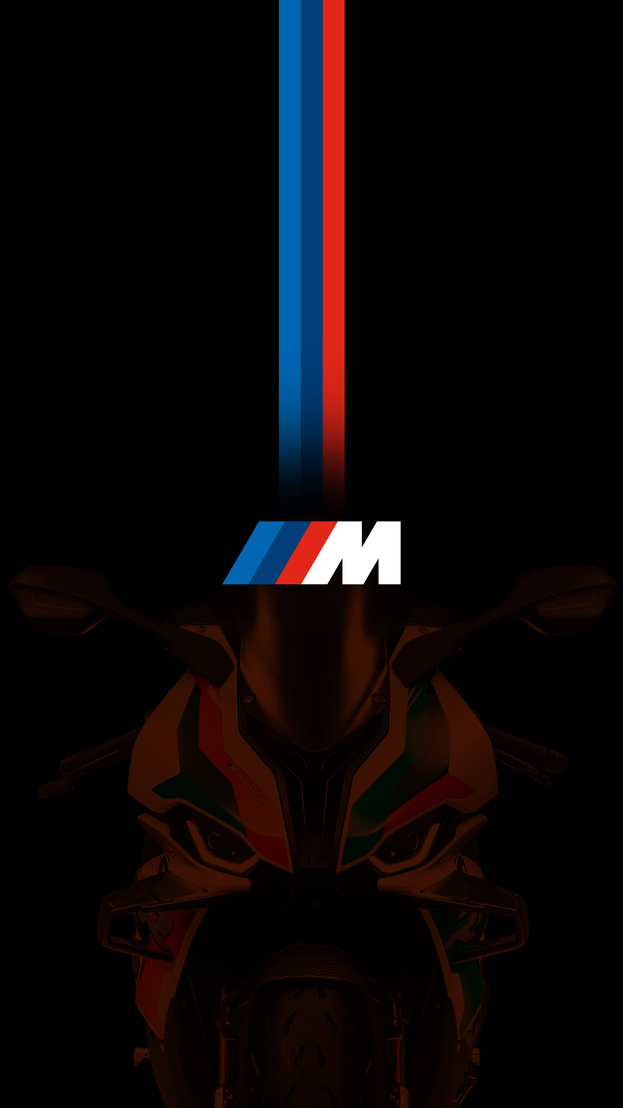 BMW M लोगो मोटरसाइकिल वॉलपेपर