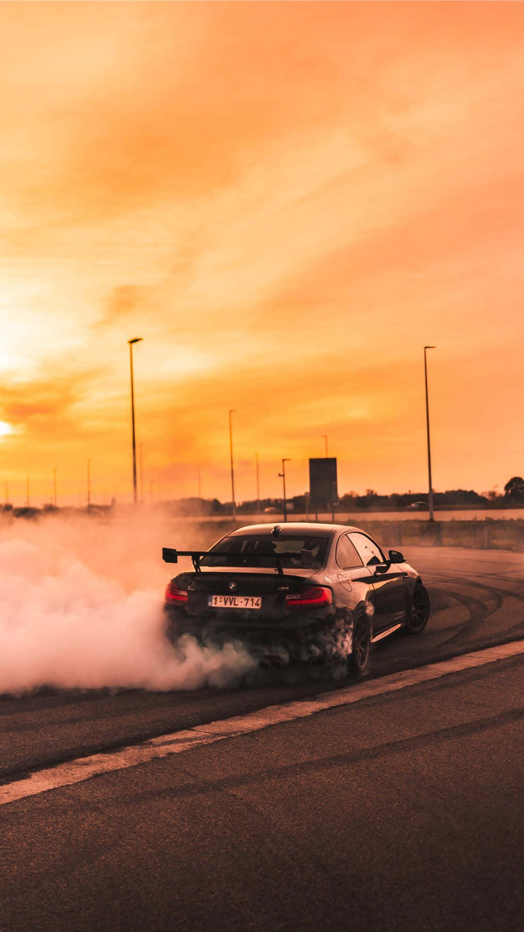 BMW M5 ड्रिफ्ट कार एस्थेटिक कार वॉलपेपर