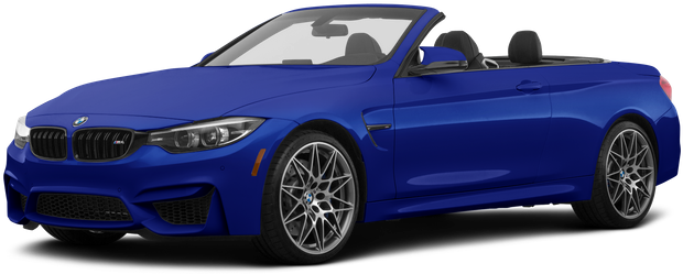 नीली BMW कन्वर्टिबल साइड व्यू वॉलपेपर