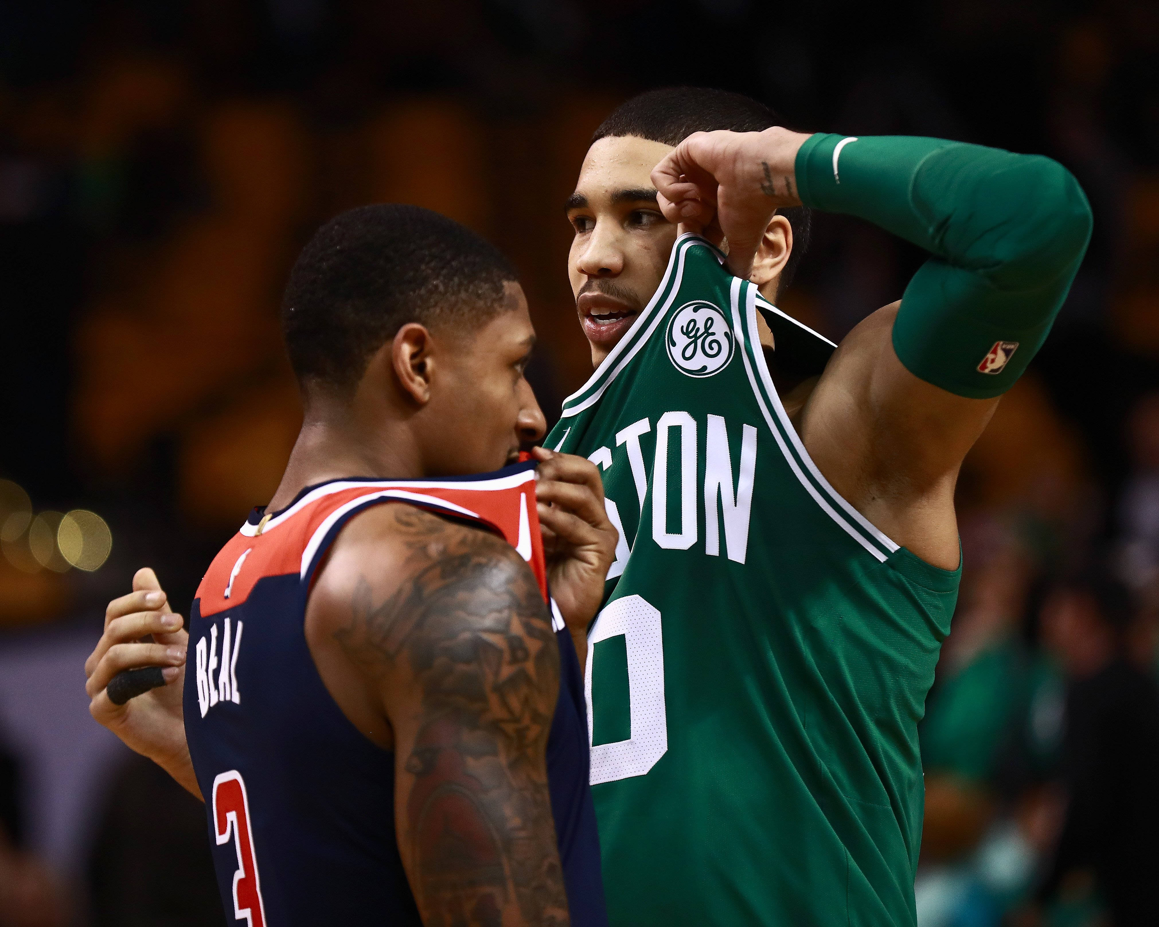 Bradley Beal का Boston के Jayson से विवाद वॉलपेपर