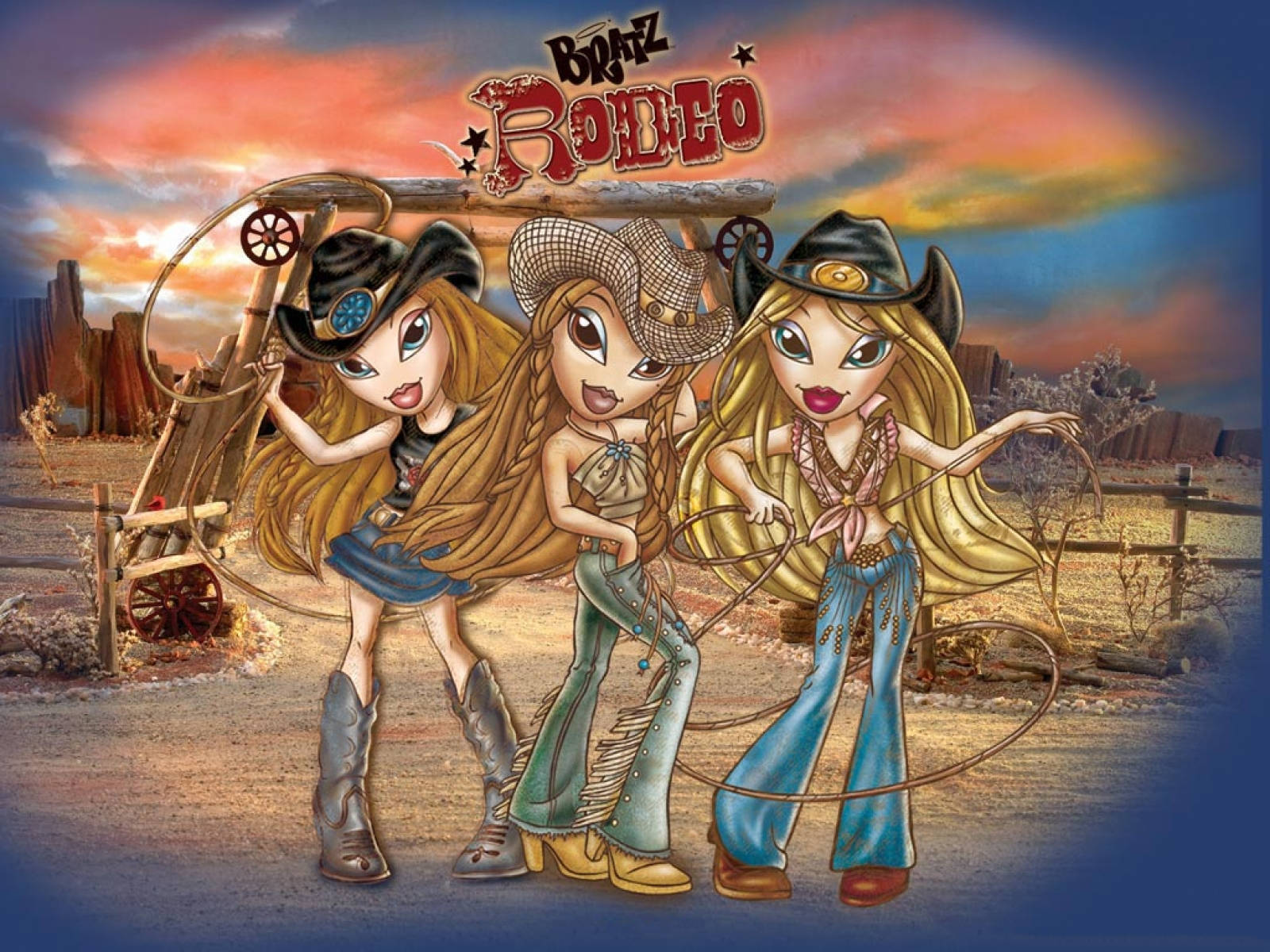 Bratz एस्थेटिक रोडियो गर्ल्स वॉलपेपर