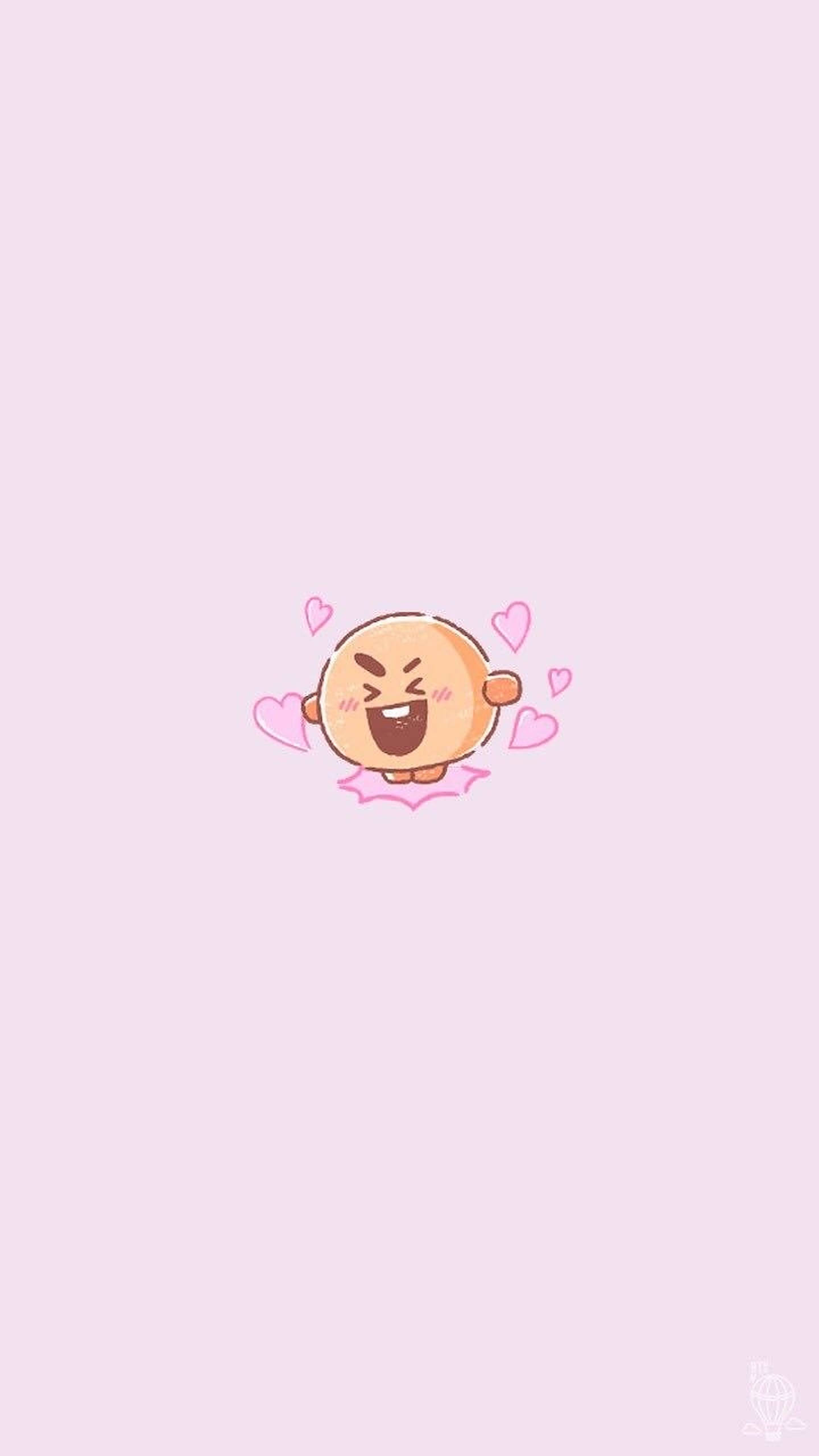 शूकी BT21 न्यूनतम पोस्टर वॉलपेपर