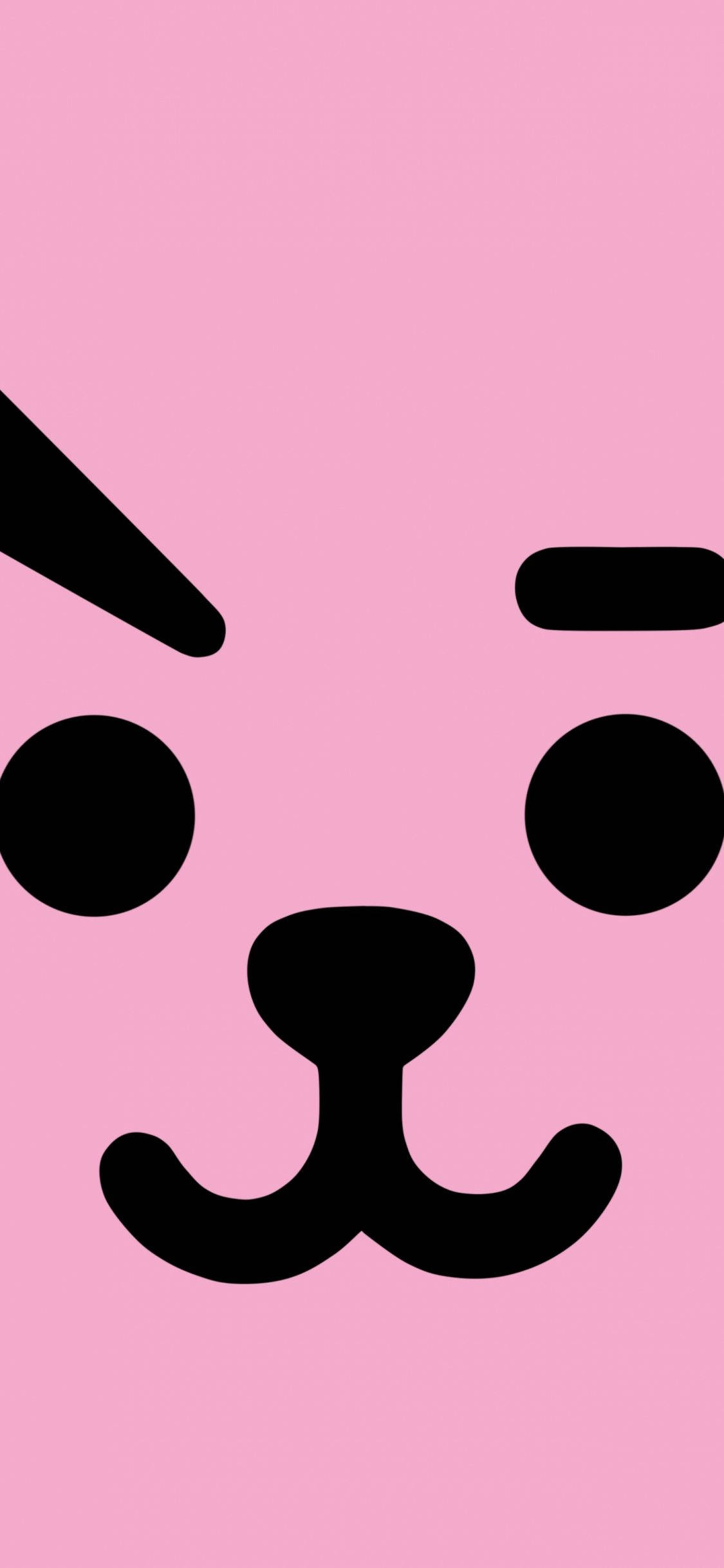 कुकी BT21 पूरा चेहरा वॉलपेपर
