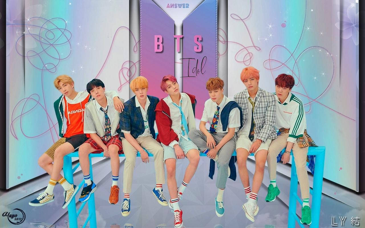BTS 2020 कैज़ुअल स्टाइल वॉलपेपर