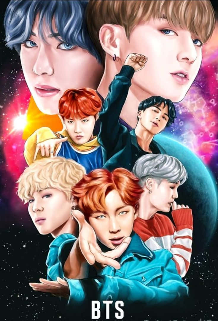 Bts बैकग्राउंड वॉलपेपर