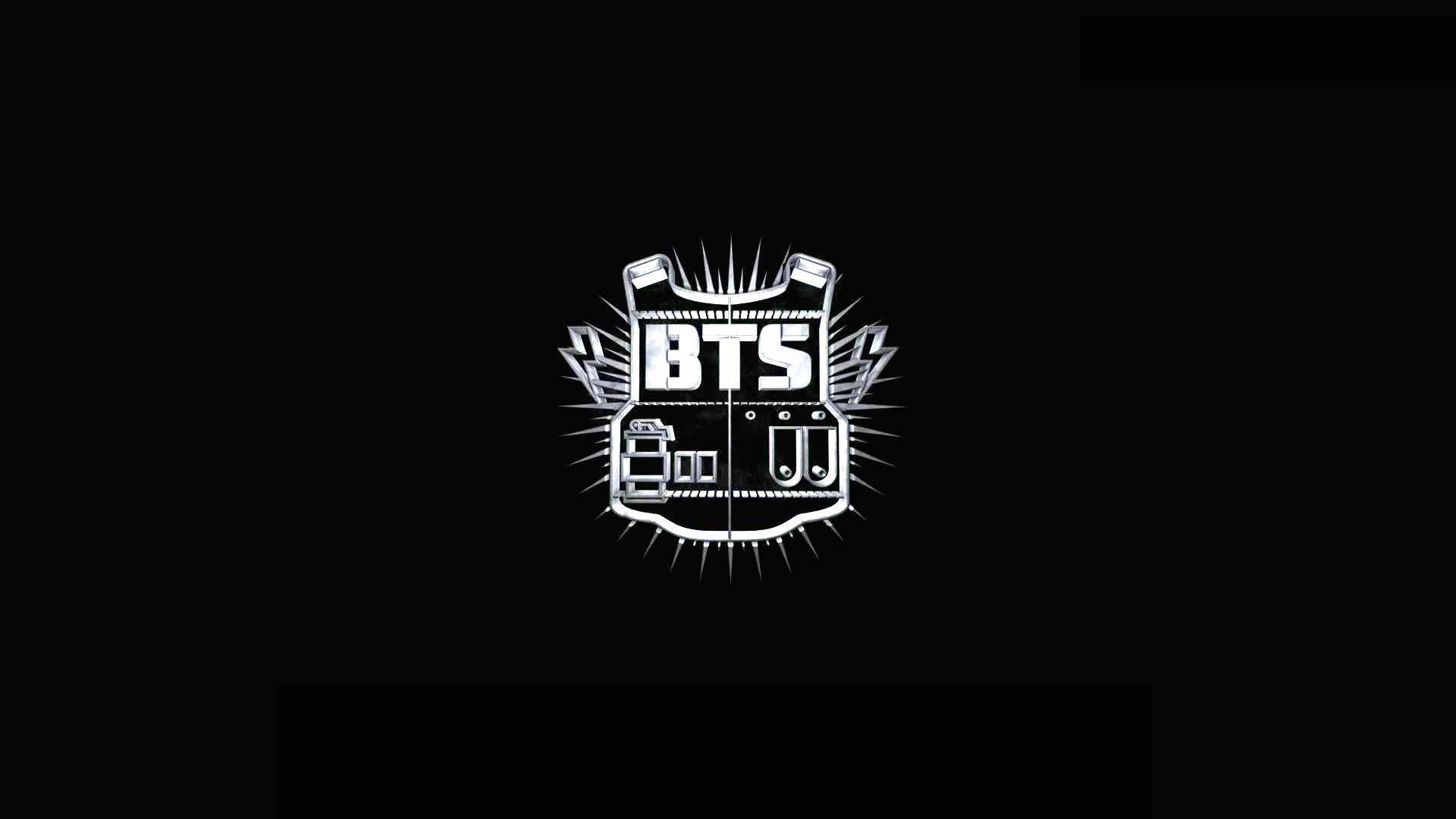 BTS वेस्ट लोगो लैपटॉप वॉलपेपर