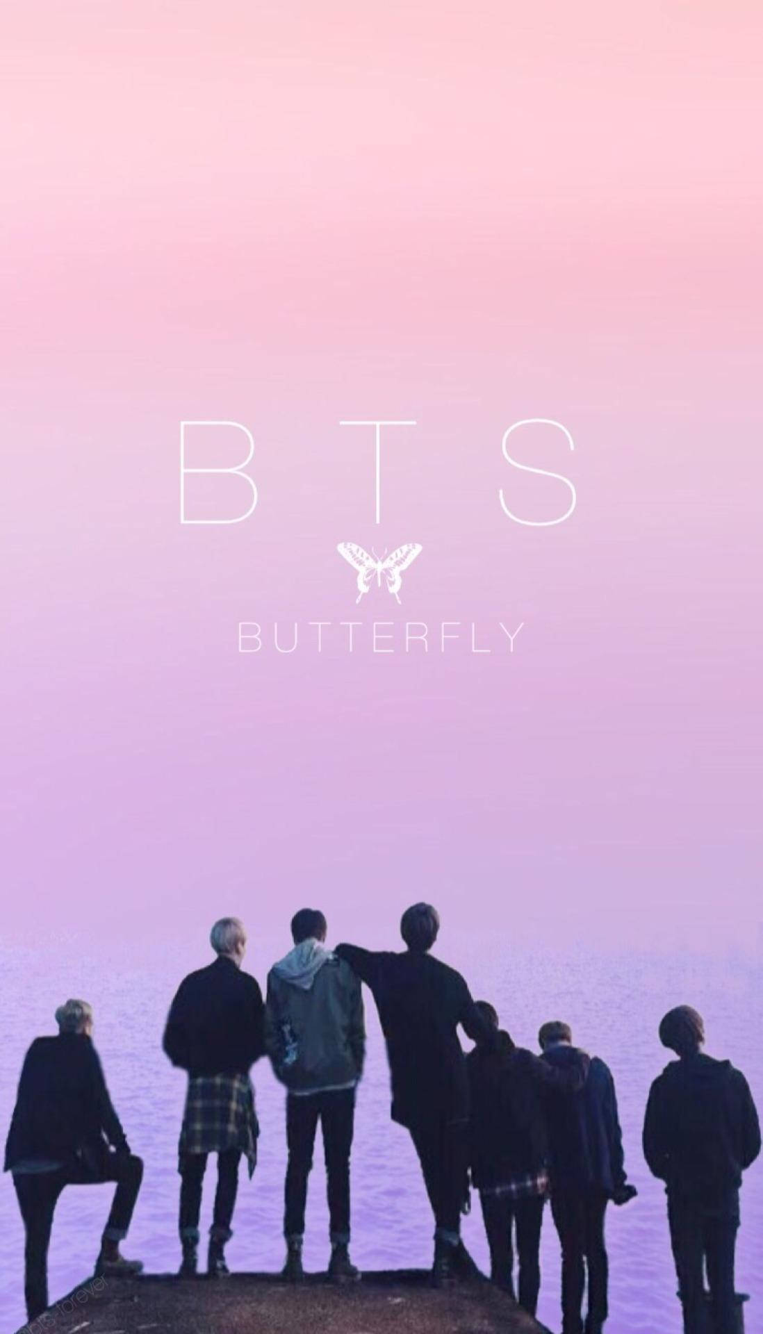 BTS Anime तितली वॉलपेपर