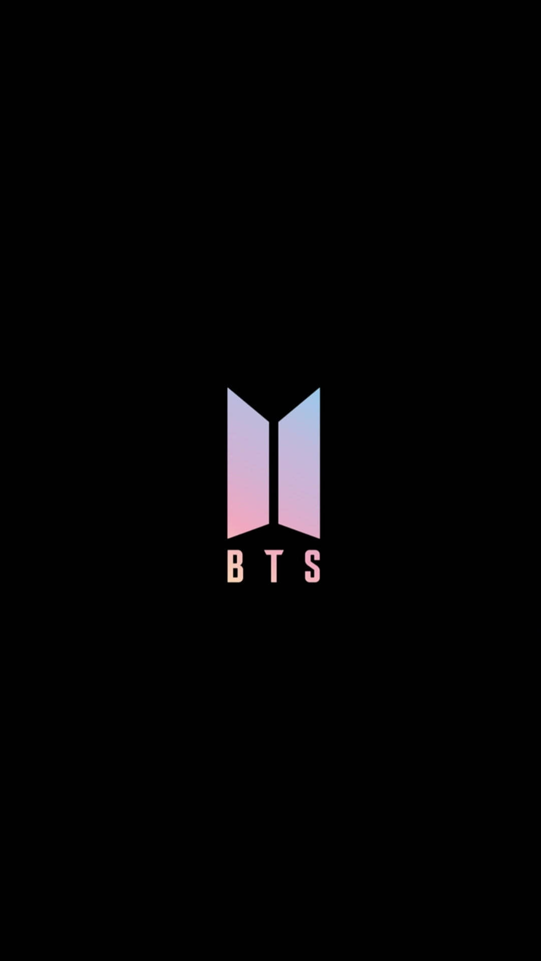 लॉकस्क्रीन BTS बैंगनी लोगो वॉलपेपर