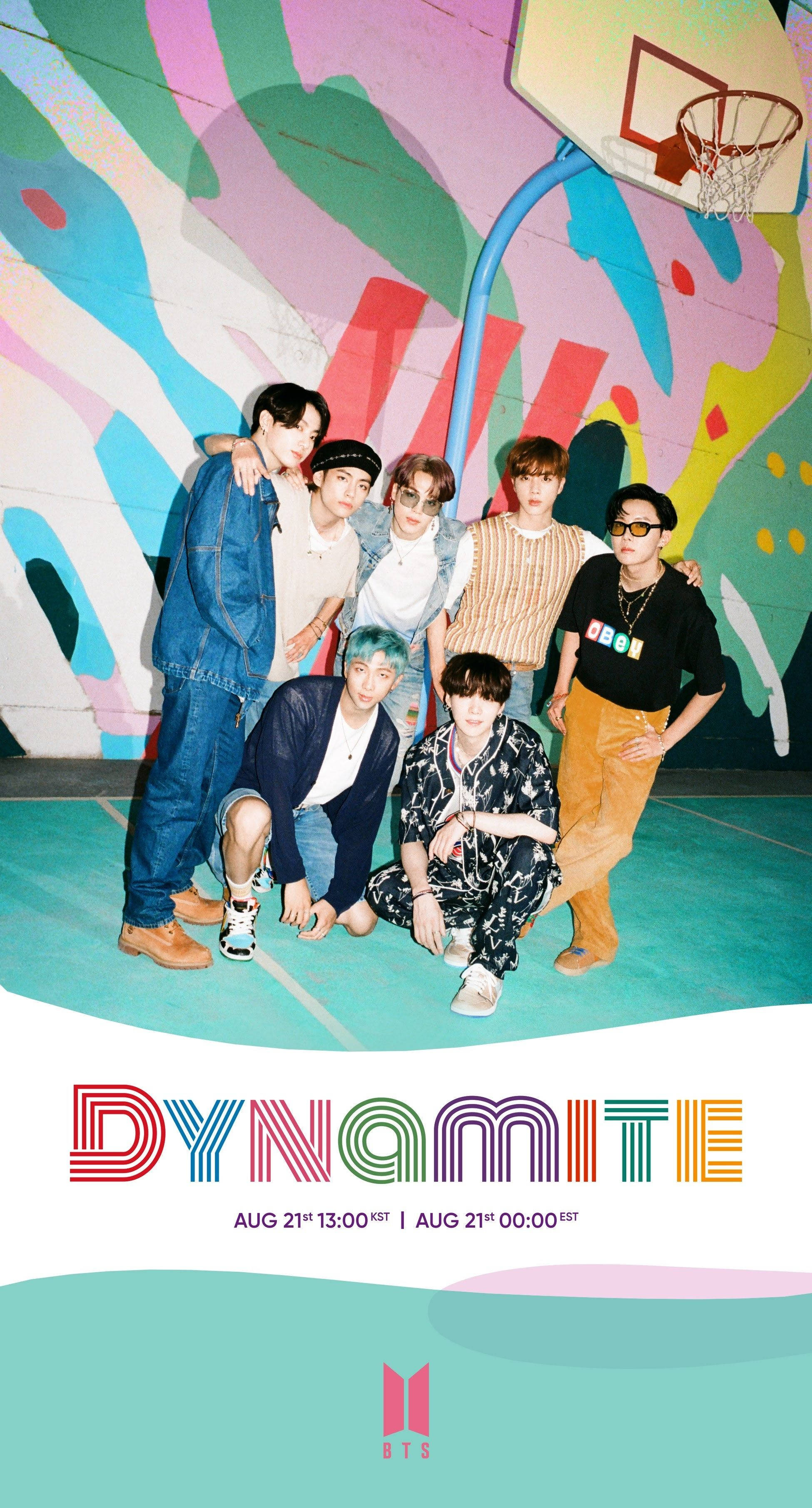 BTS Dynamite आधिकारिक रिलीज़ तिथि वॉलपेपर