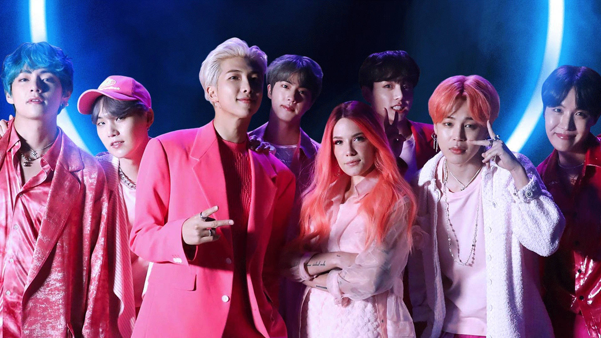 BTS डेस्कटॉप वॉलपेपर हल्सी के साथ वॉलपेपर