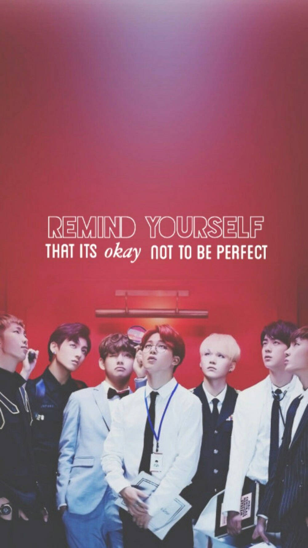 BTS फोन थीम के लिए लाल पृष्ठभूमि वॉलपेपर