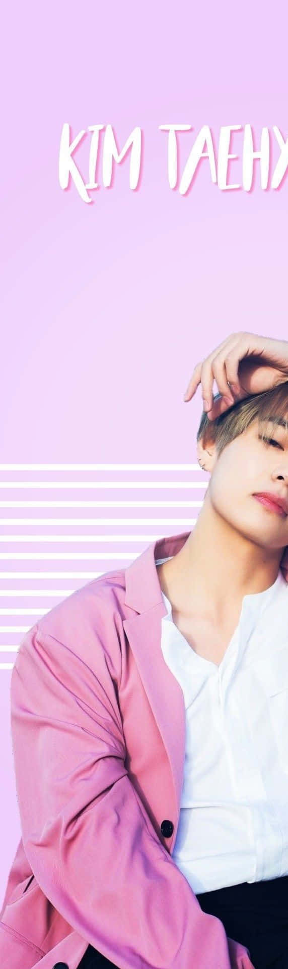 BTS V मंच पर जगमगाते हुए वॉलपेपर