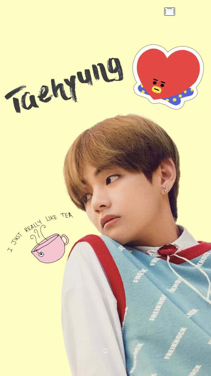 BTS V का दमदार अंदाज वॉलपेपर