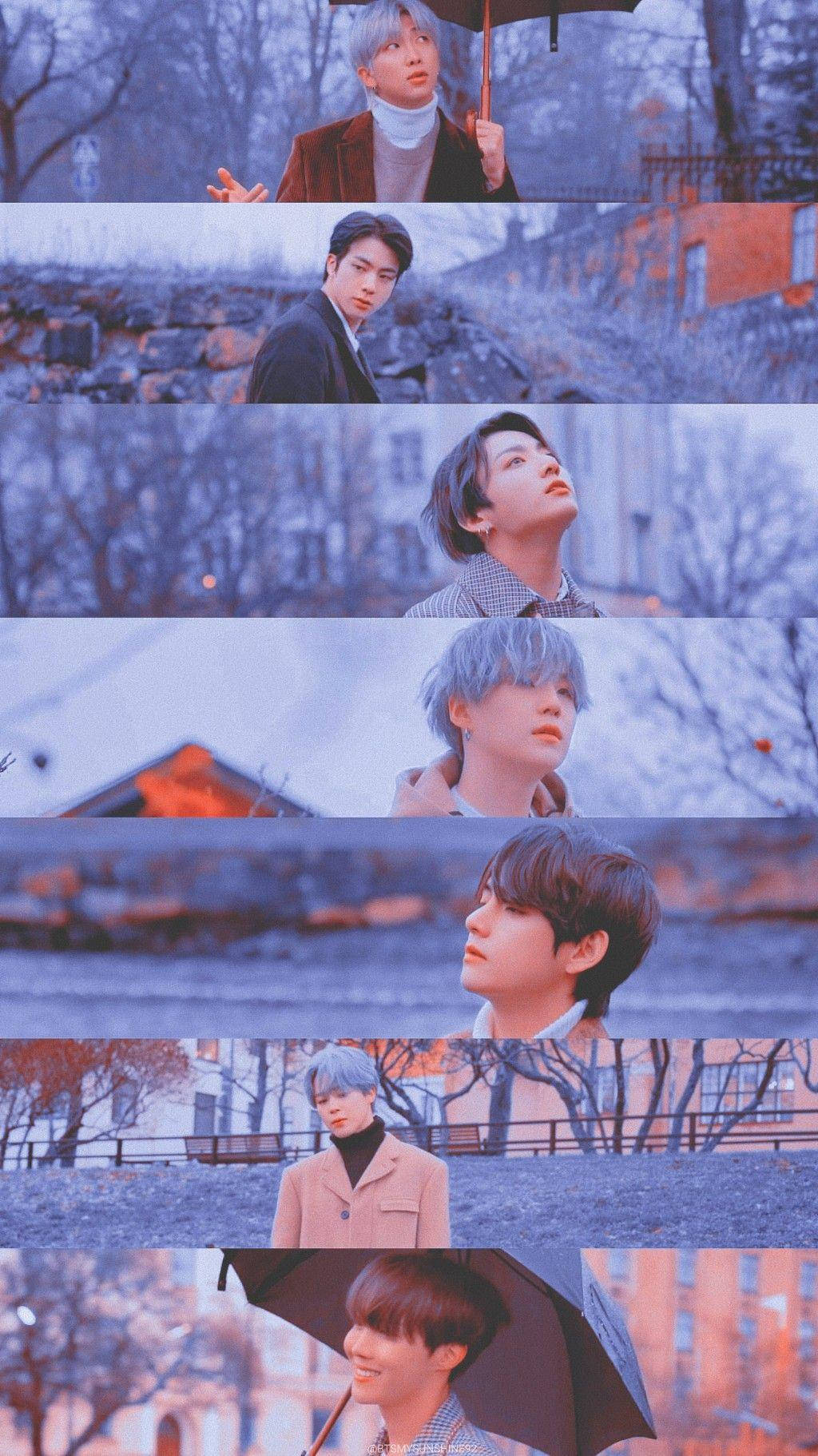 BTS एस्थेटिक पर्पल 2020 वॉलपेपर