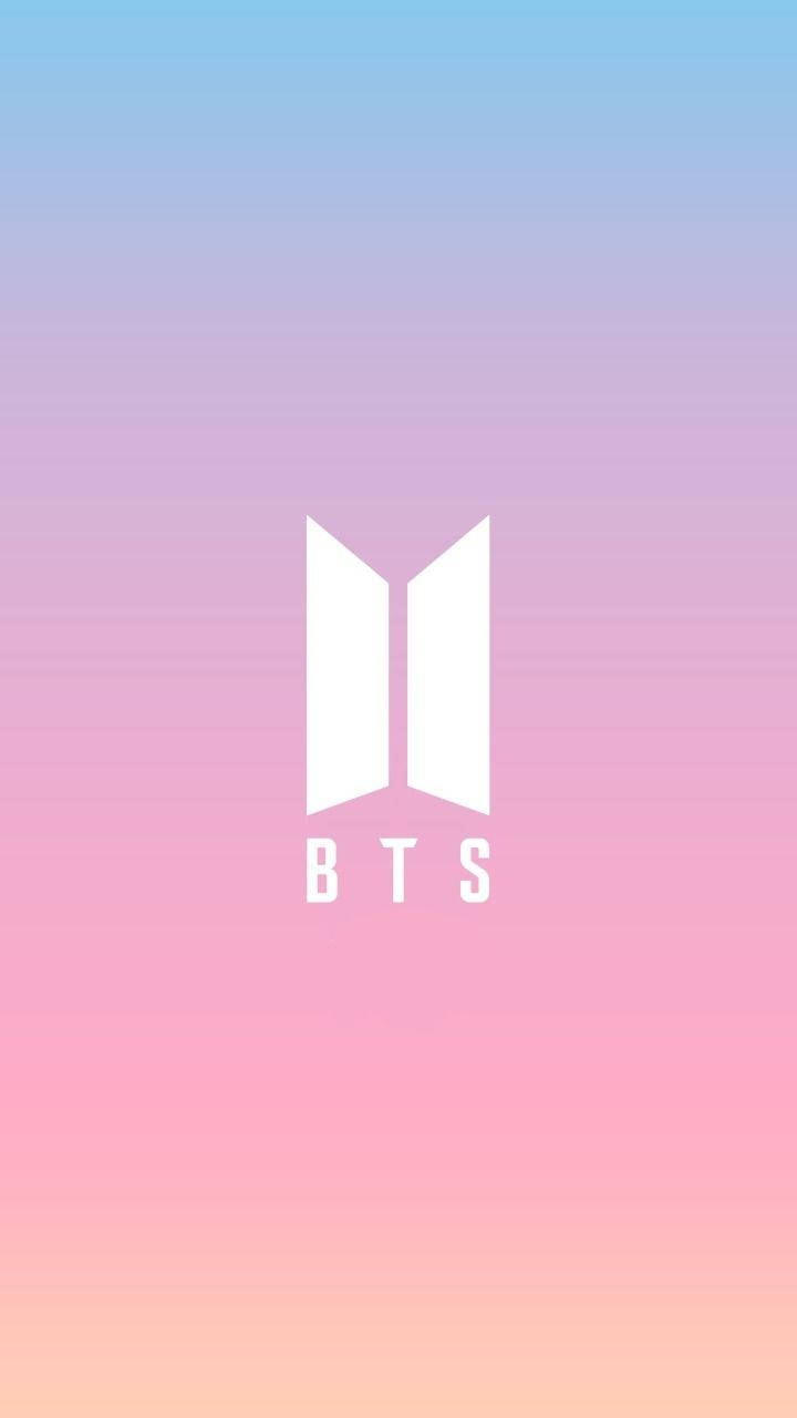 BTS बैंड का प्रतिष्ठित लोगो वॉलपेपर