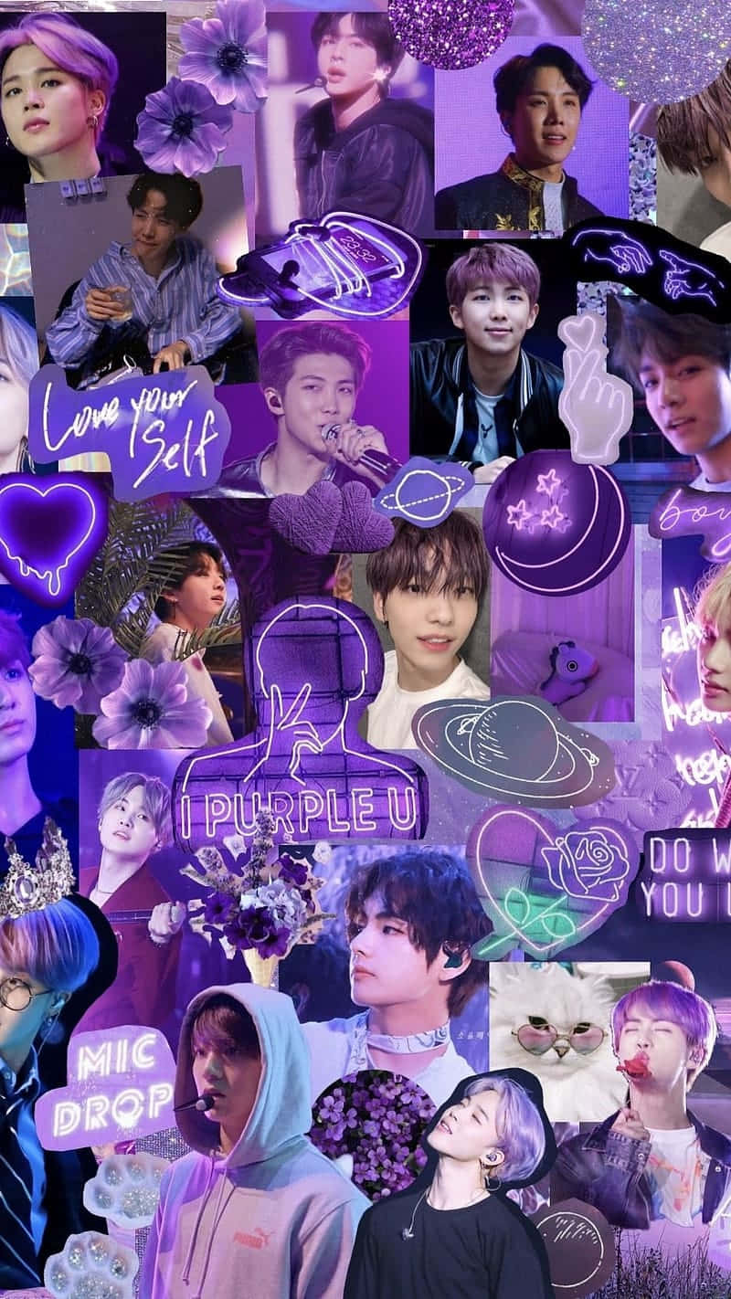 Bts बैकग्राउंड वॉलपेपर