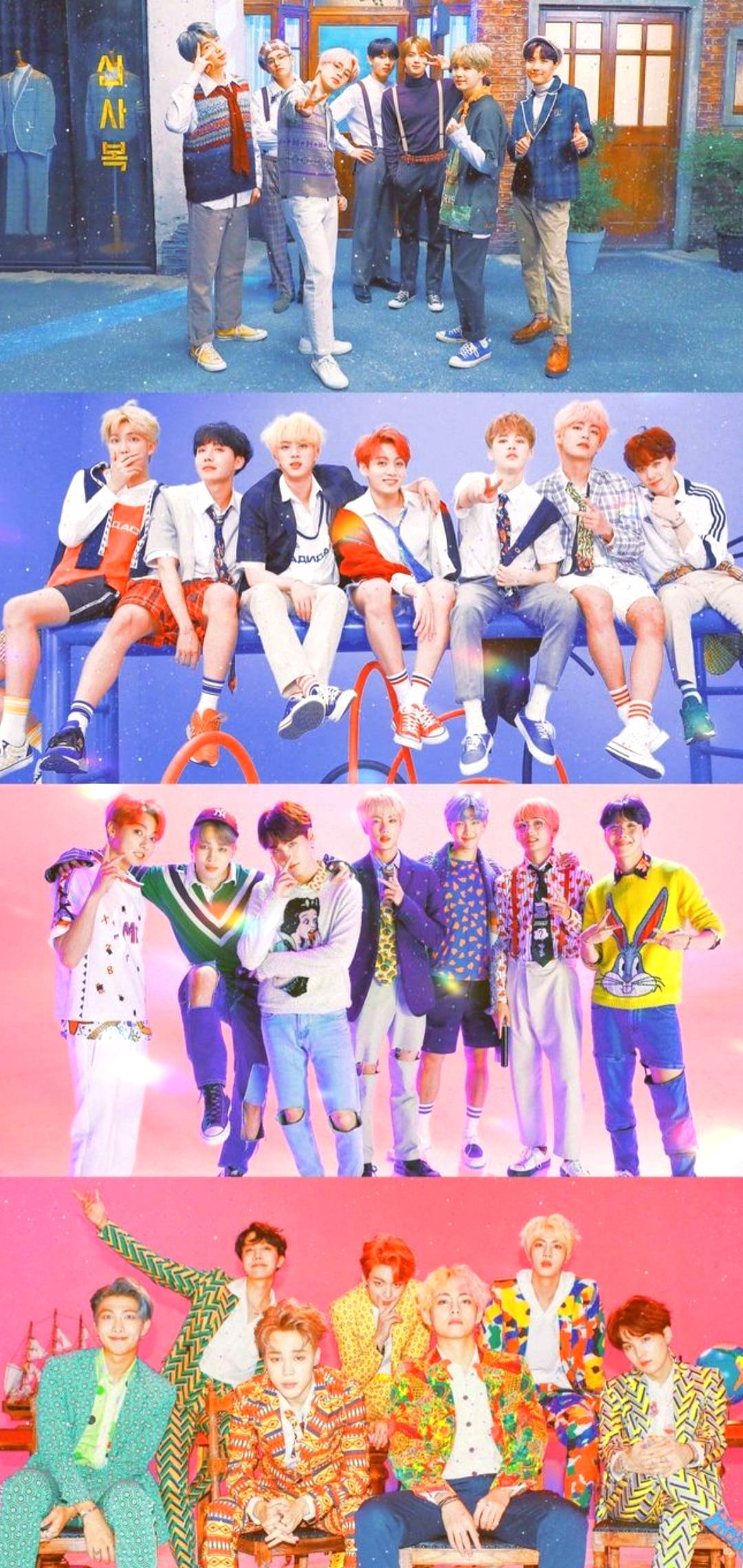 BTS लॉकस्क्रीन समूह छवियाँ वॉलपेपर