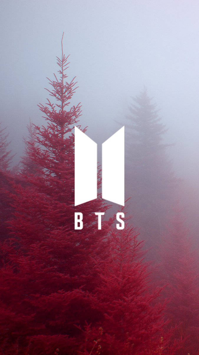 BTS लोगो एस्थेटिक वॉलपेपर