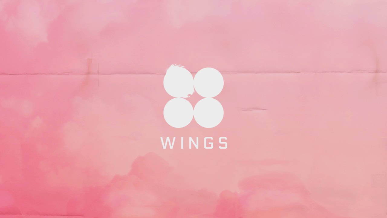 BTS विंग्स लोगो लैपटॉप वॉलपेपर