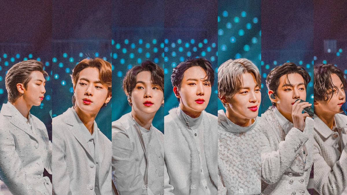BTS स्प्लिट-स्क्रीन डेस्कटॉप वॉलपेपर