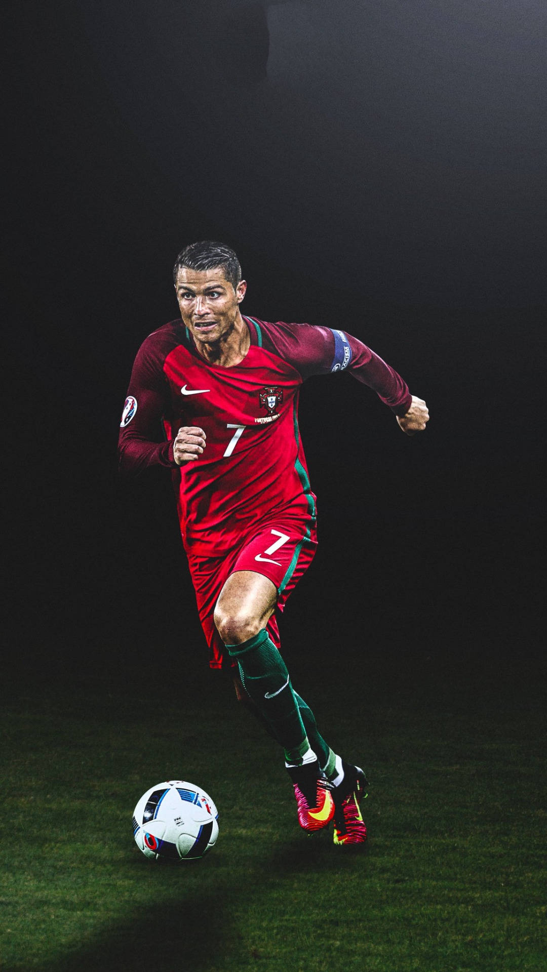 दौड़ते हुए CR7 क्रिस्टियानो रोनाल्डो वॉलपेपर