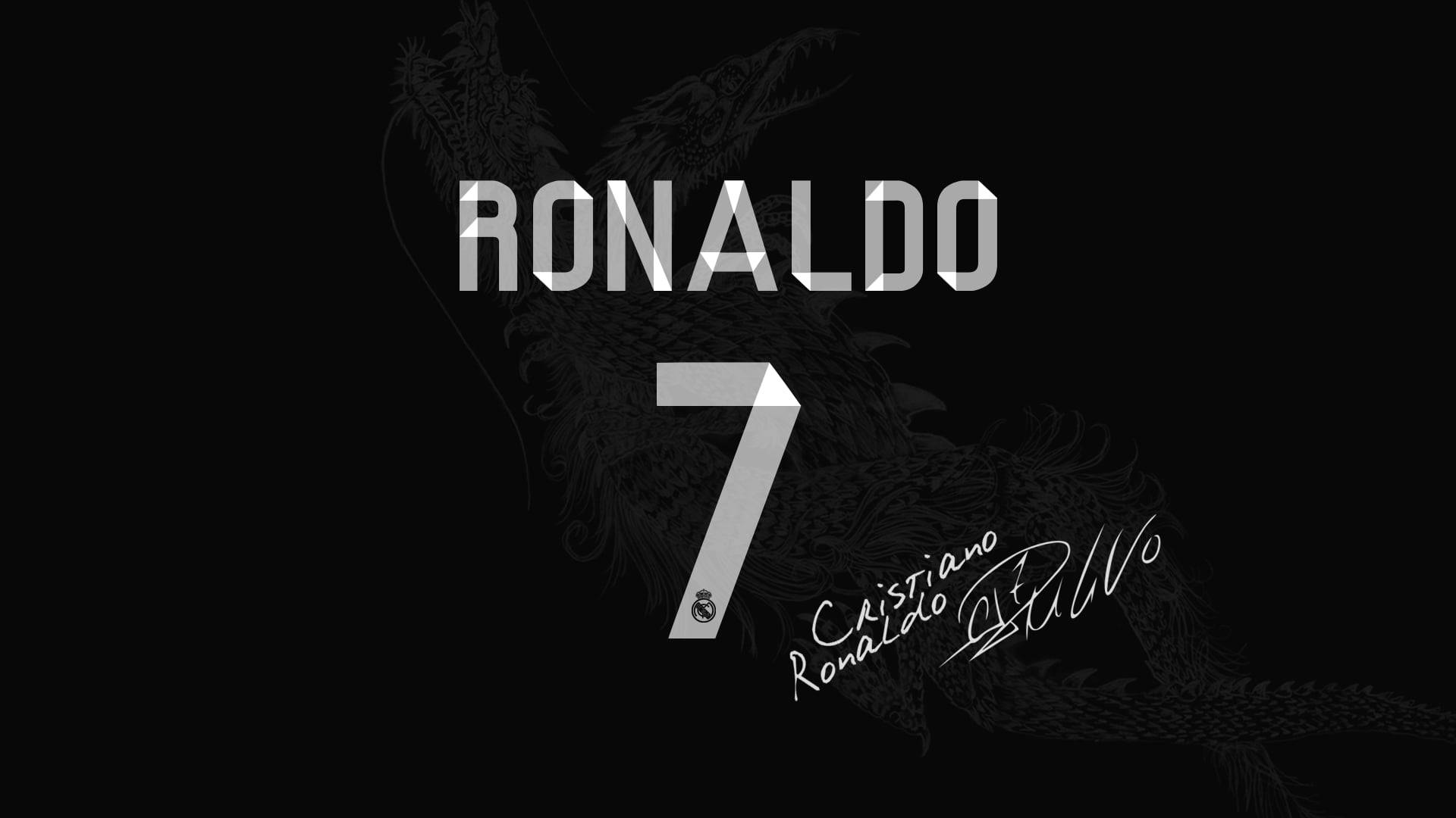 CR7 HD उपनाम, नंबर, हस्ताक्षर वॉलपेपर