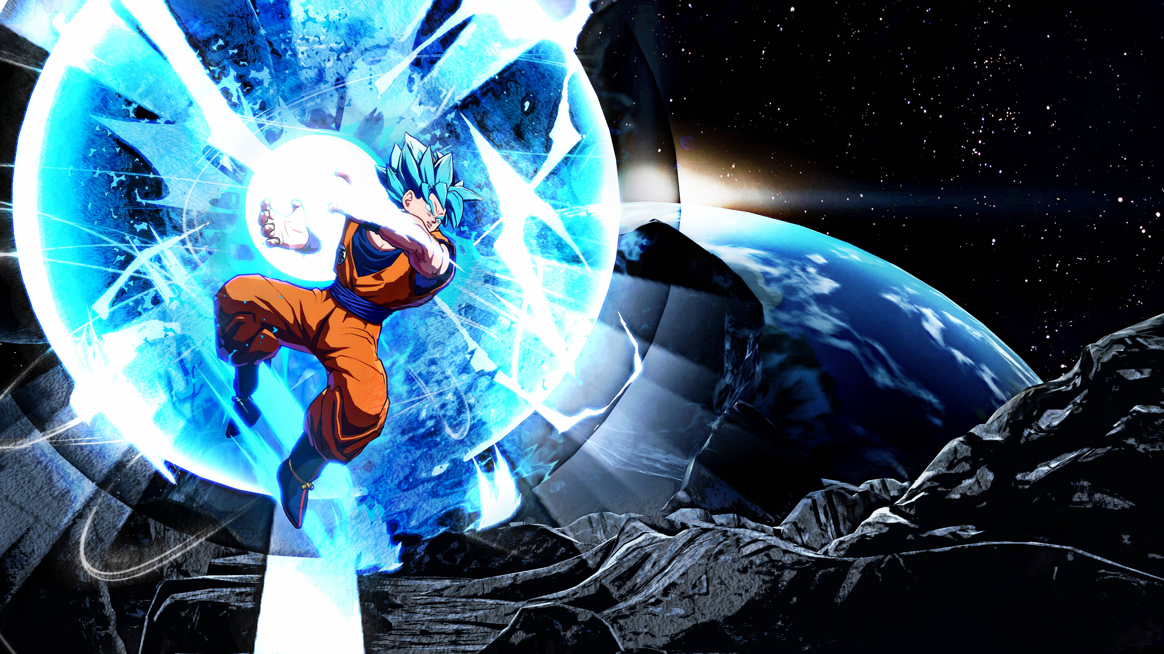 गोकू का कामेहामेहा DBZ 4K वॉलपेपर