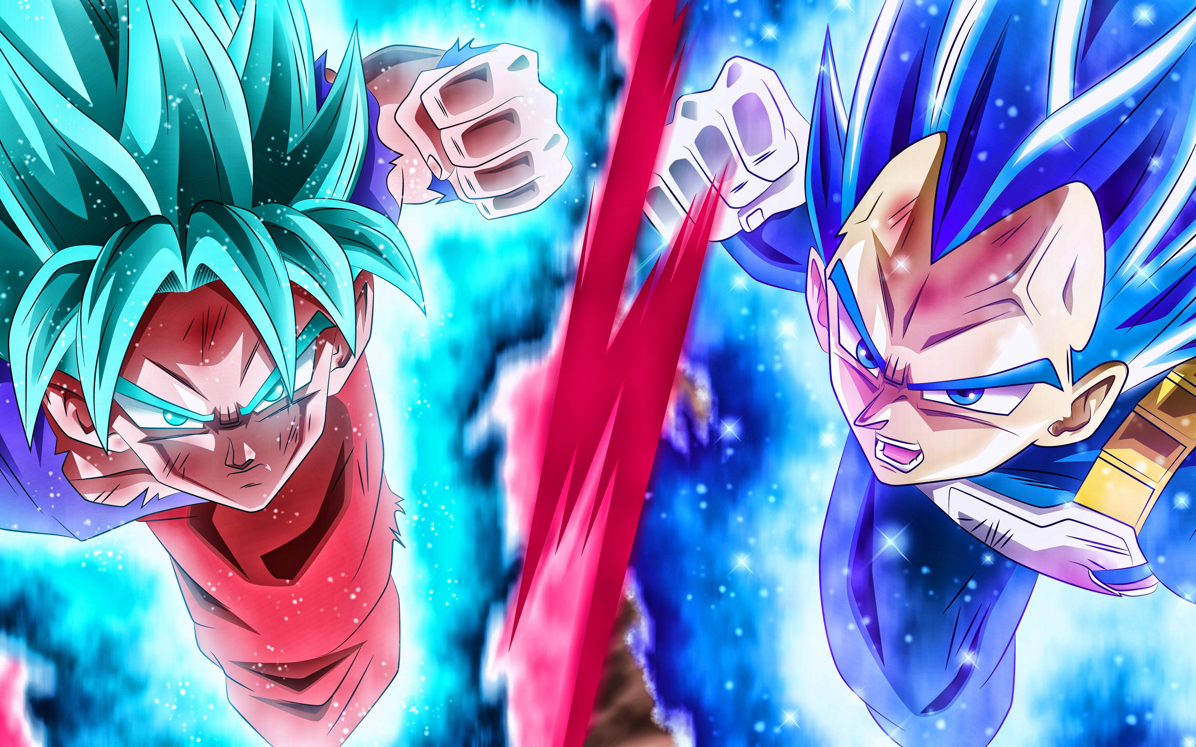 गोकू और वेजिटा DBZ 4K वॉलपेपर